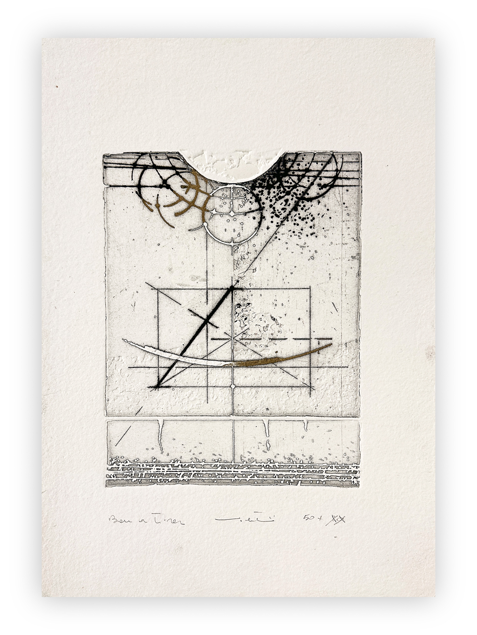 WALTER VALENTINI (1928-2022) - Le misure, il cielo, 1990
