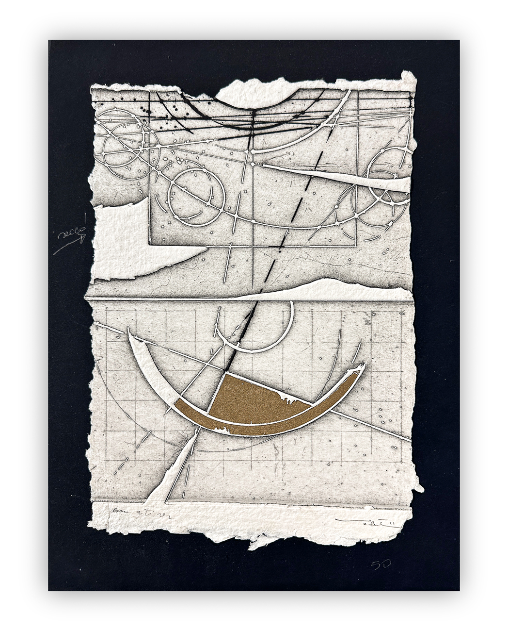 WALTER VALENTINI (1928-2022) - Le misure, il cielo, 1995