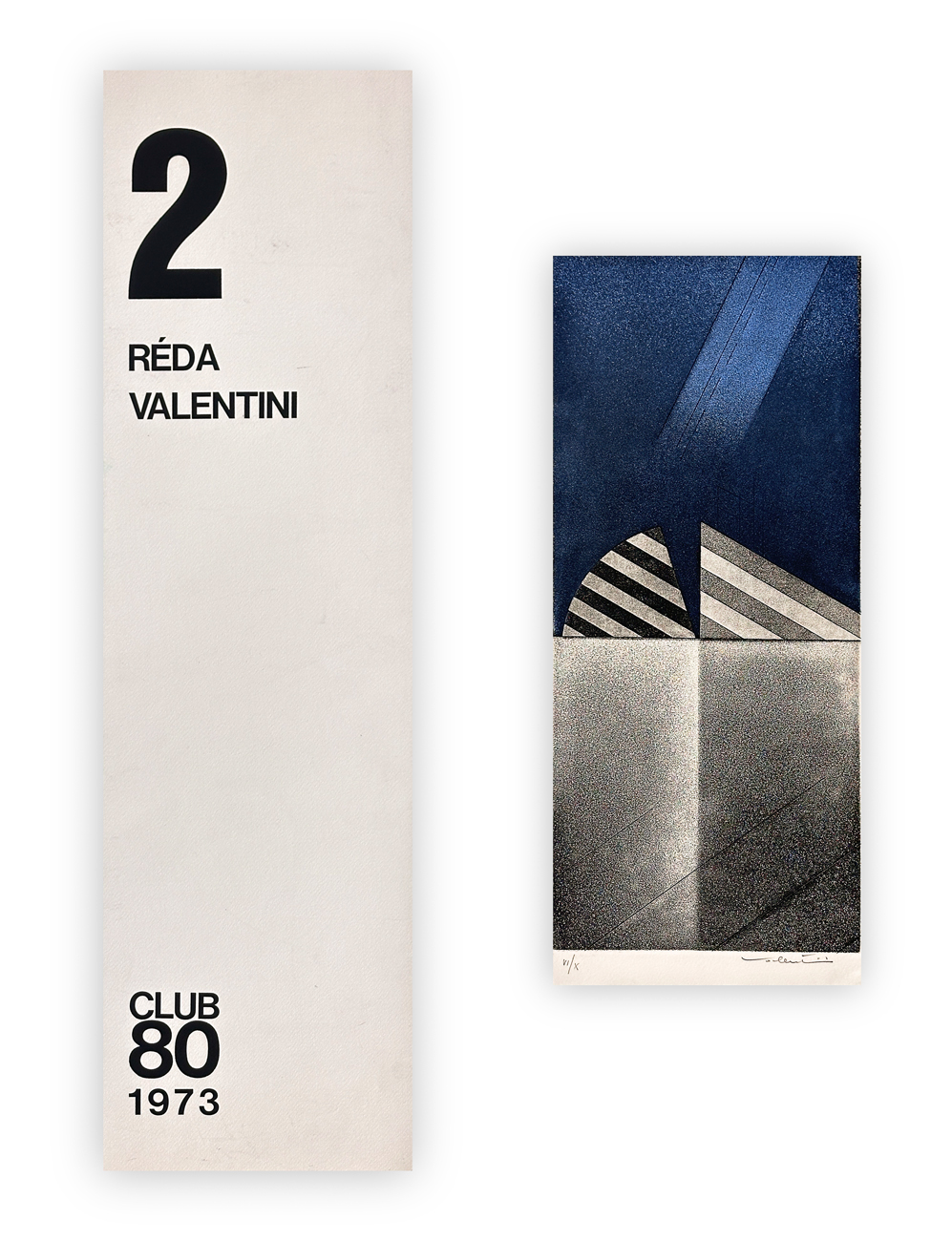 WALTER VALENTINI (1928-2022) - Réda - Valentini, 1973