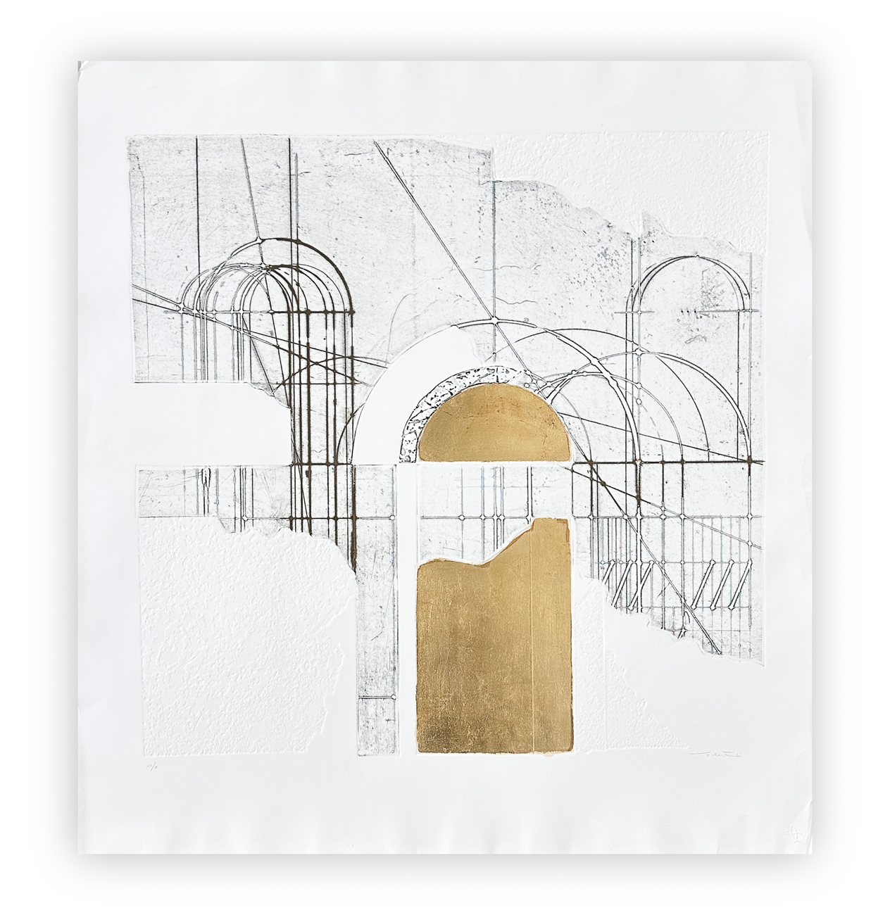 WALTER VALENTINI (1928-2022) - La porta d'oro, 1986