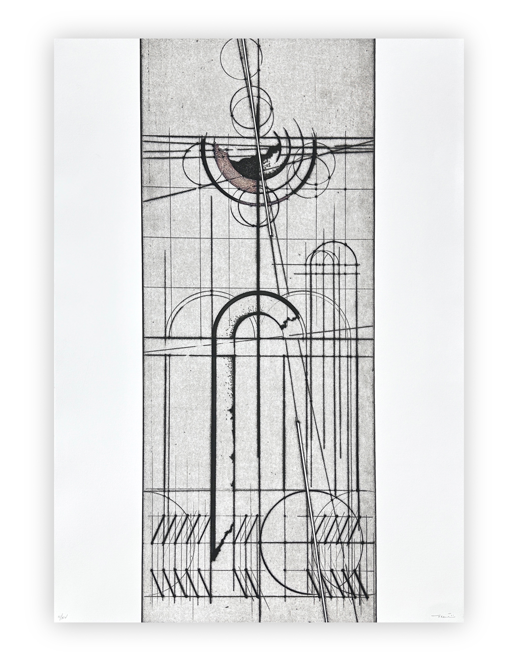 WALTER VALENTINI (1928-2022) - Progetto per la città ideale, 1991