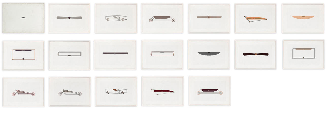 GIANNI PIACENTINO (1945) - Vehicles Sculptures Wall Sculptures, 1971