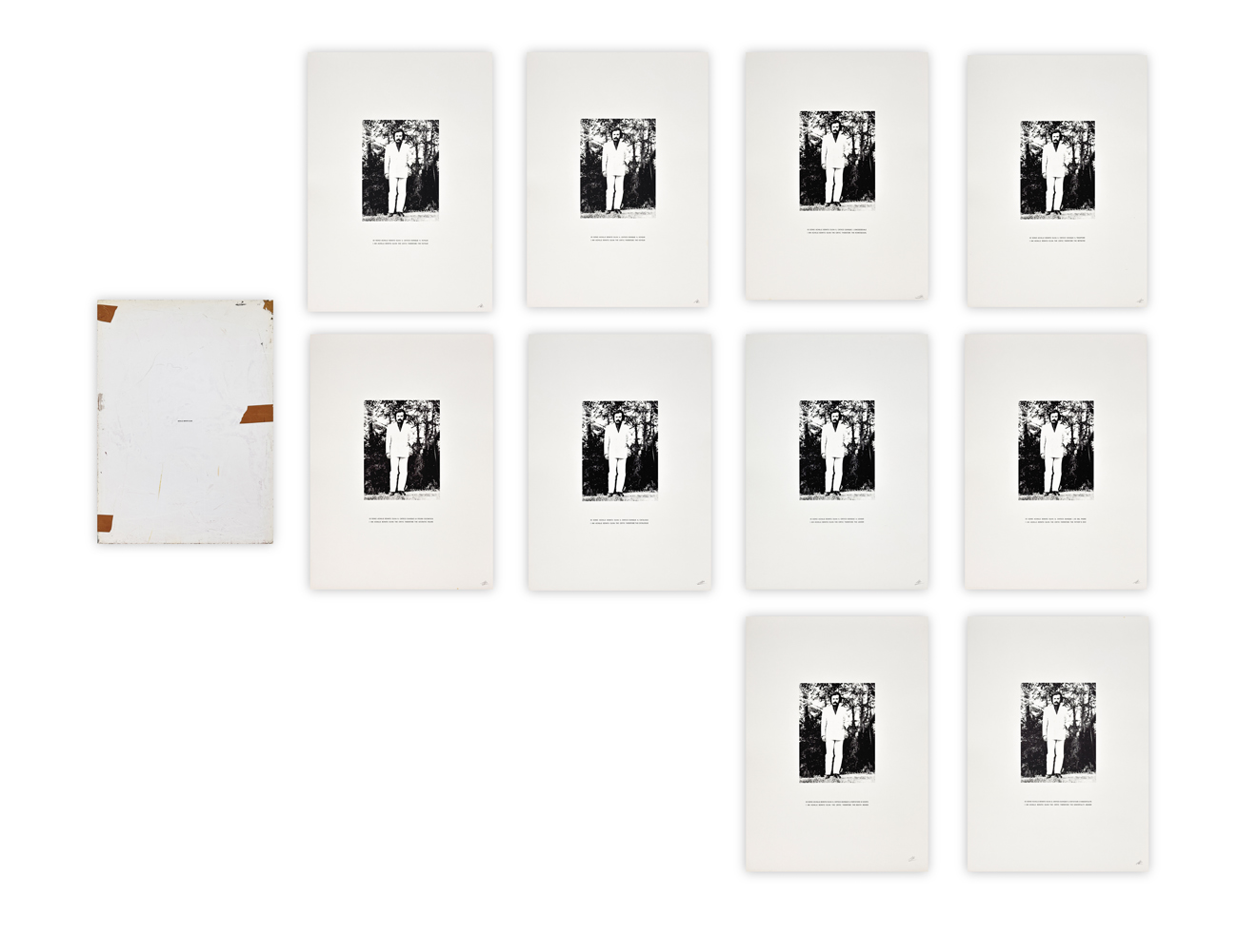ACHILLE BONITO OLIVA (1939) - Io sono Achille Bonito Oliva il critico, 1970