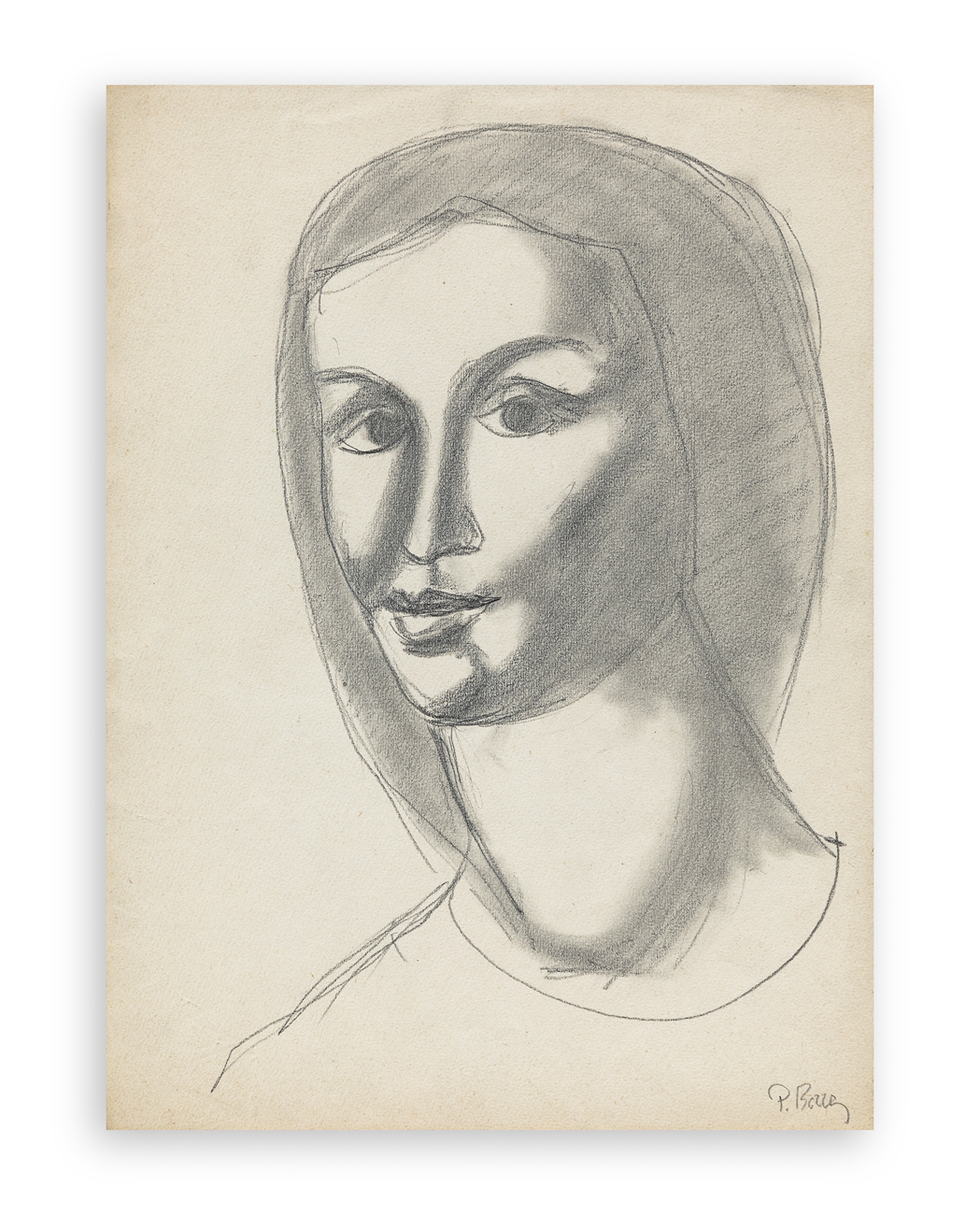 POMPEO BORRA (1898-1973) - Senza Titolo (Modella), 1929