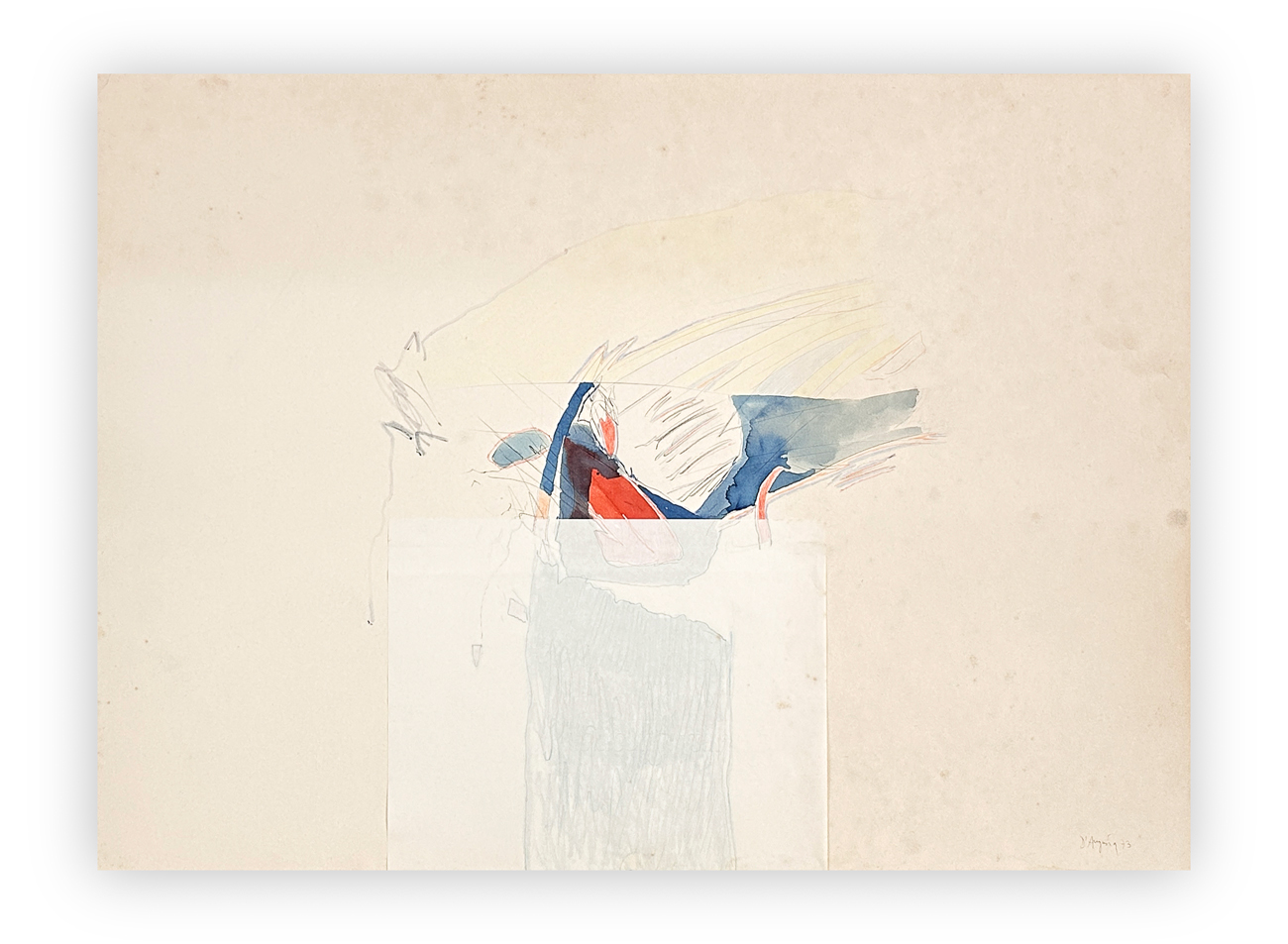 VITTORIO D'AUGUSTA (1937) - Senza Titolo, 1973