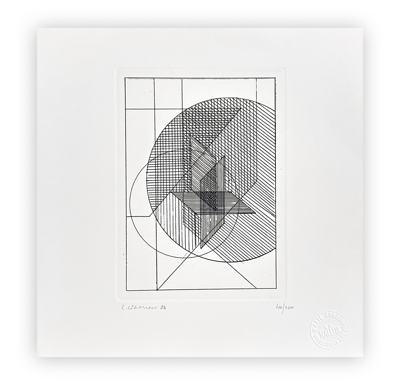LUIGI VERONESI (1908-1998) - Senza Titolo, 1986
