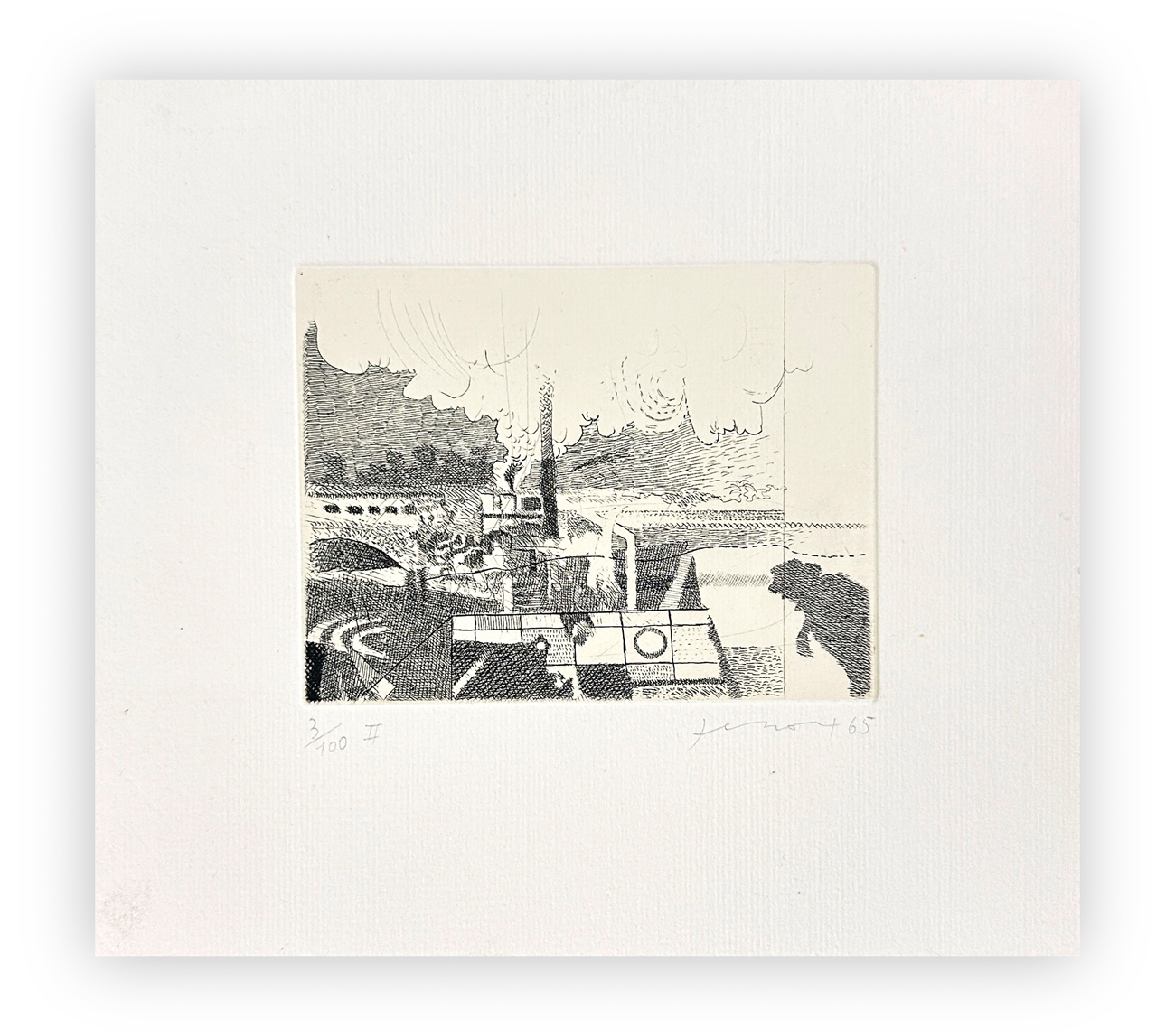 GIANFRANCO FERRONI (1927-2001) - Senza Titolo, 1965