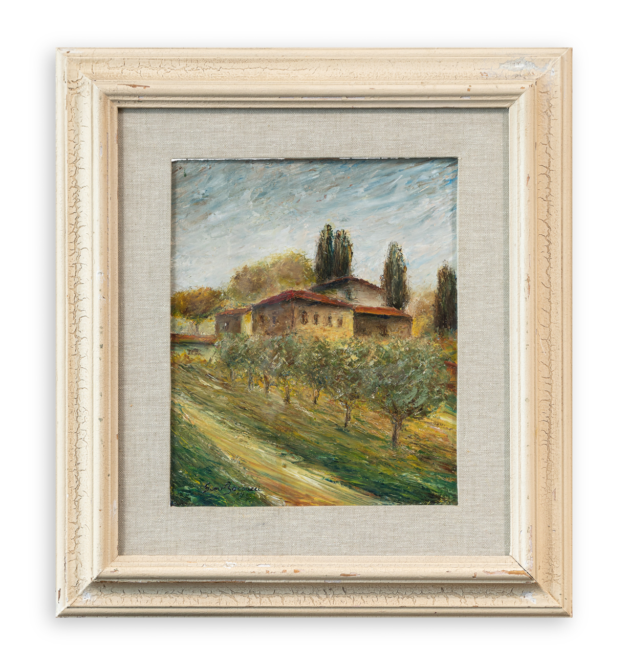 GIOVANNI BOCCACCI - Case in collina, 1973