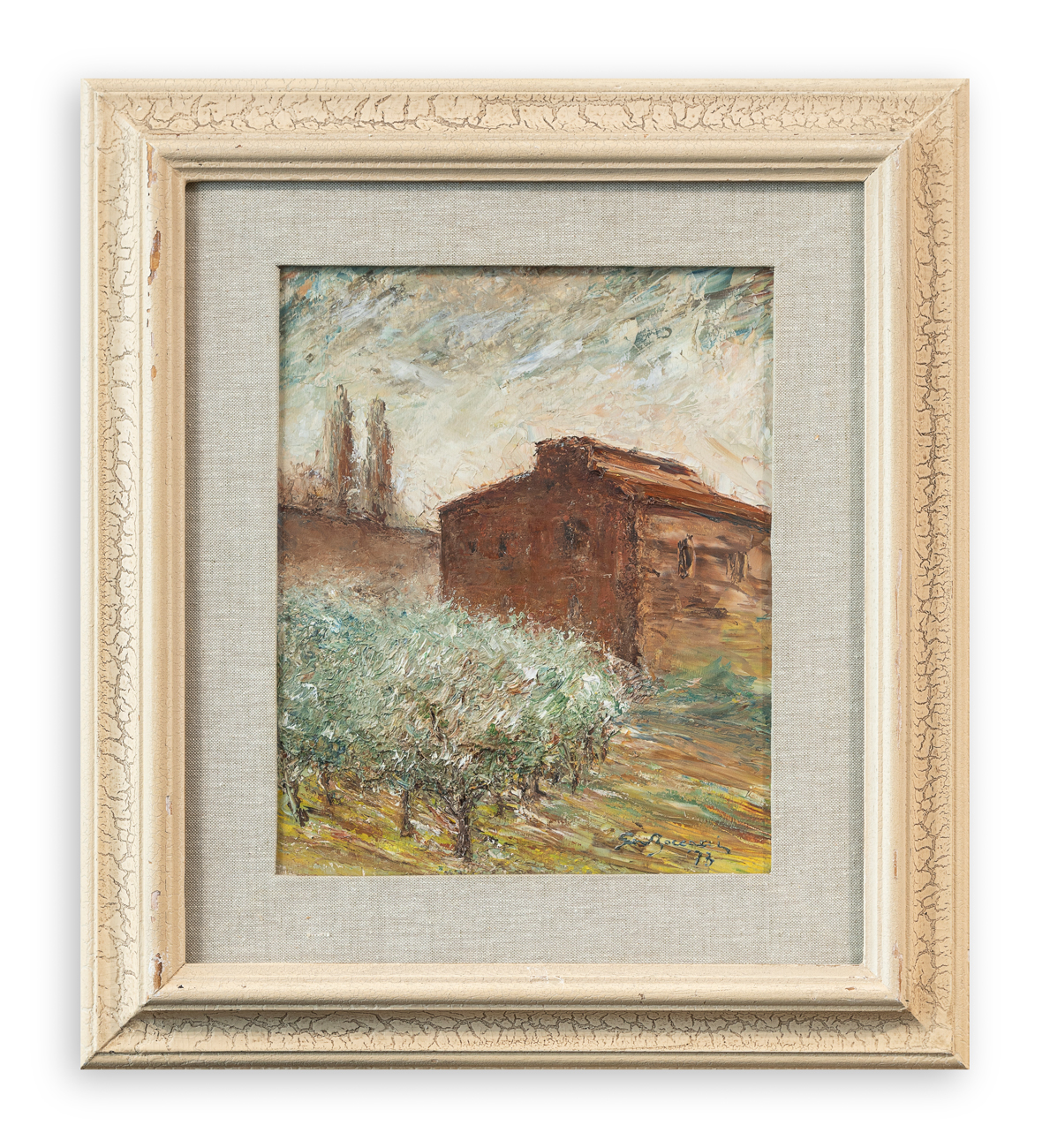 GIOVANNI BOCCACCI - Mura antiche a S. Niccolò, 1973