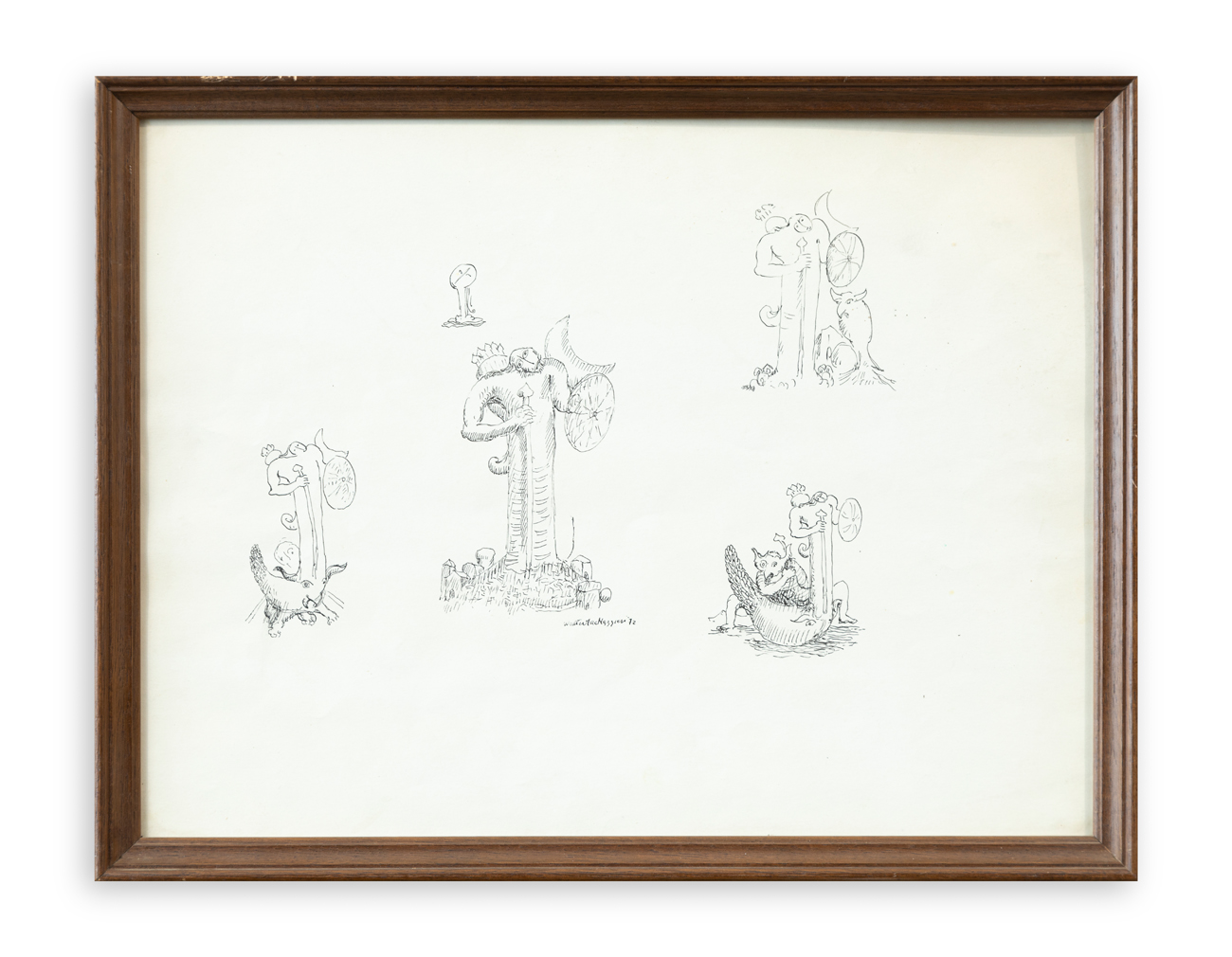 WALTER MAC MAZZIERI (1947-1998) - Senza Titolo, 1972
