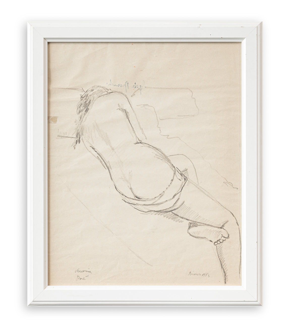 REMO BIANCO (1922-1988) - Studio di nudo, 1954