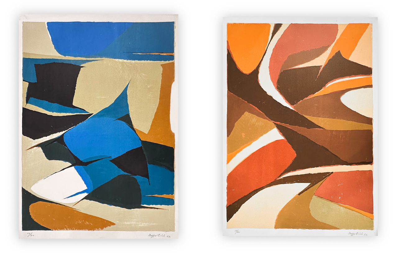 SILVANO BOZZOLINI (1911-1988) - Lotto unico di 2 litografie