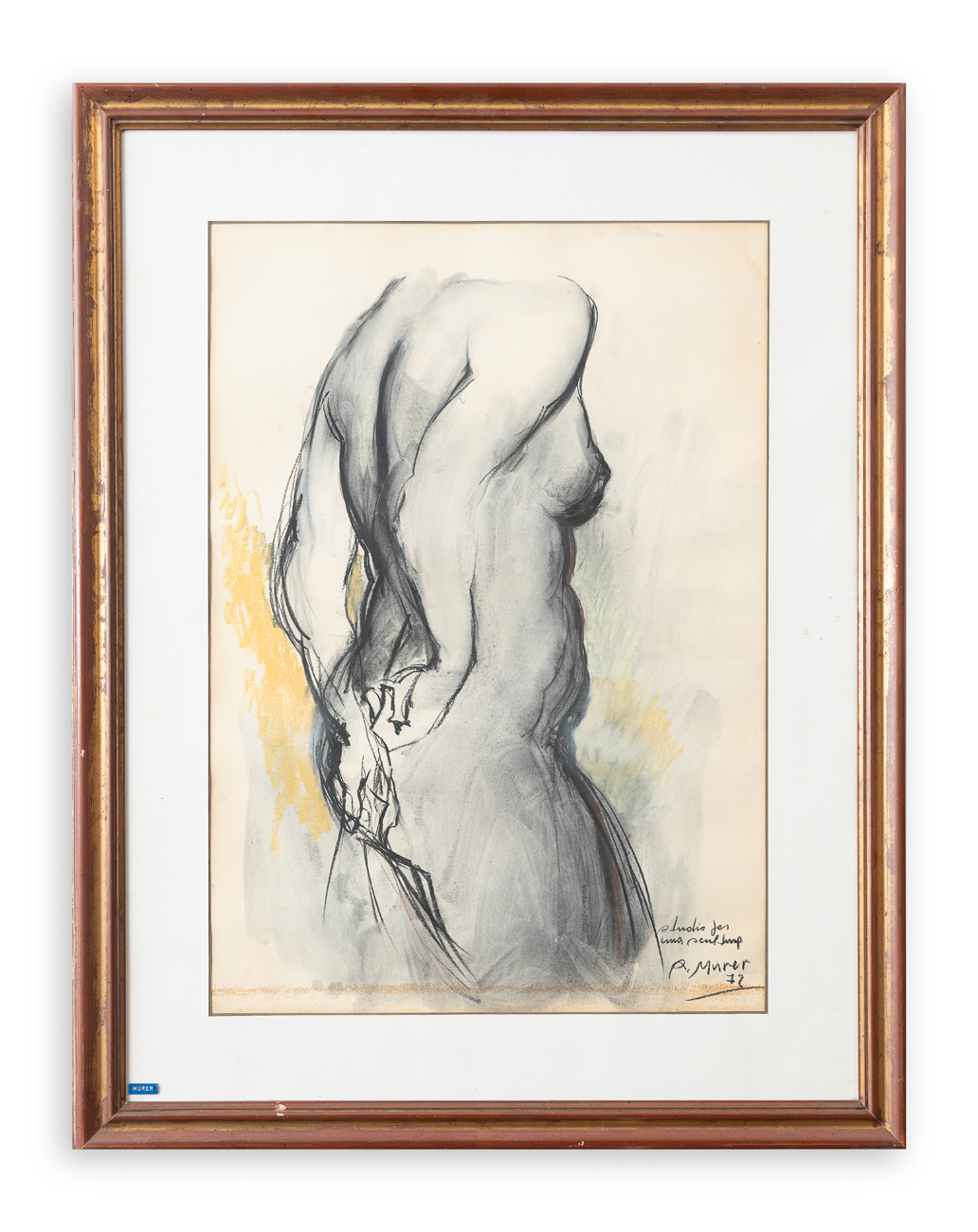 AUGUSTO MURER (1922-1985) - Studio per una scultura, 1972
