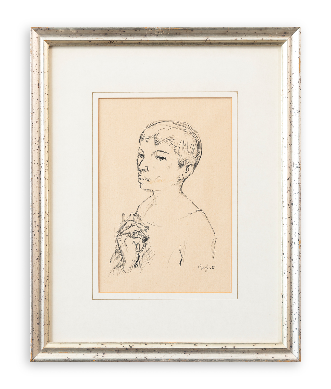 DOMENICO PURIFICATO (1915-1984) - Senza Titolo (Figura)