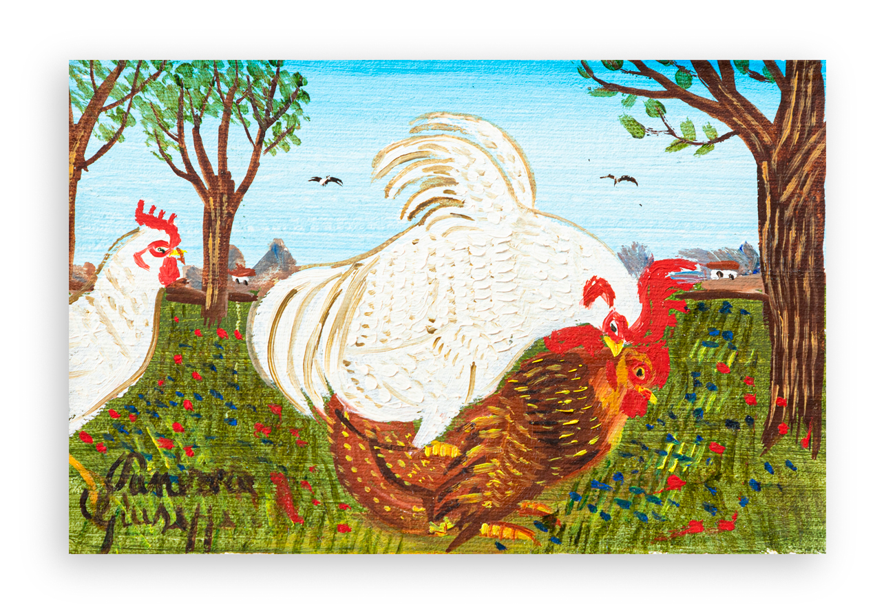 GIUSEPPE PANIZZA (1923) - Gallo innamorato