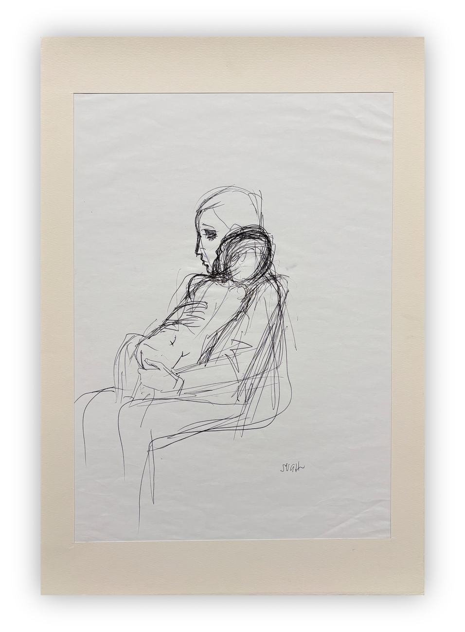 ALBERTO SUGHI (1928-2012) - Maternità, 2002