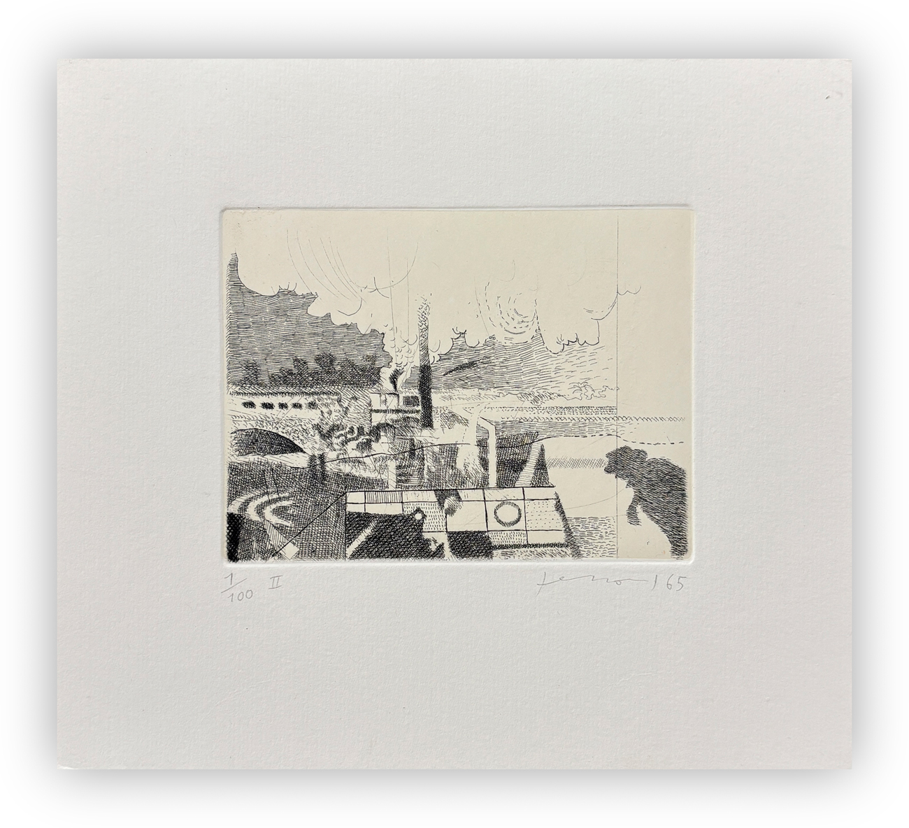 GIANFRANCO FERRONI (1927-2001) - Senza Titolo, 1965