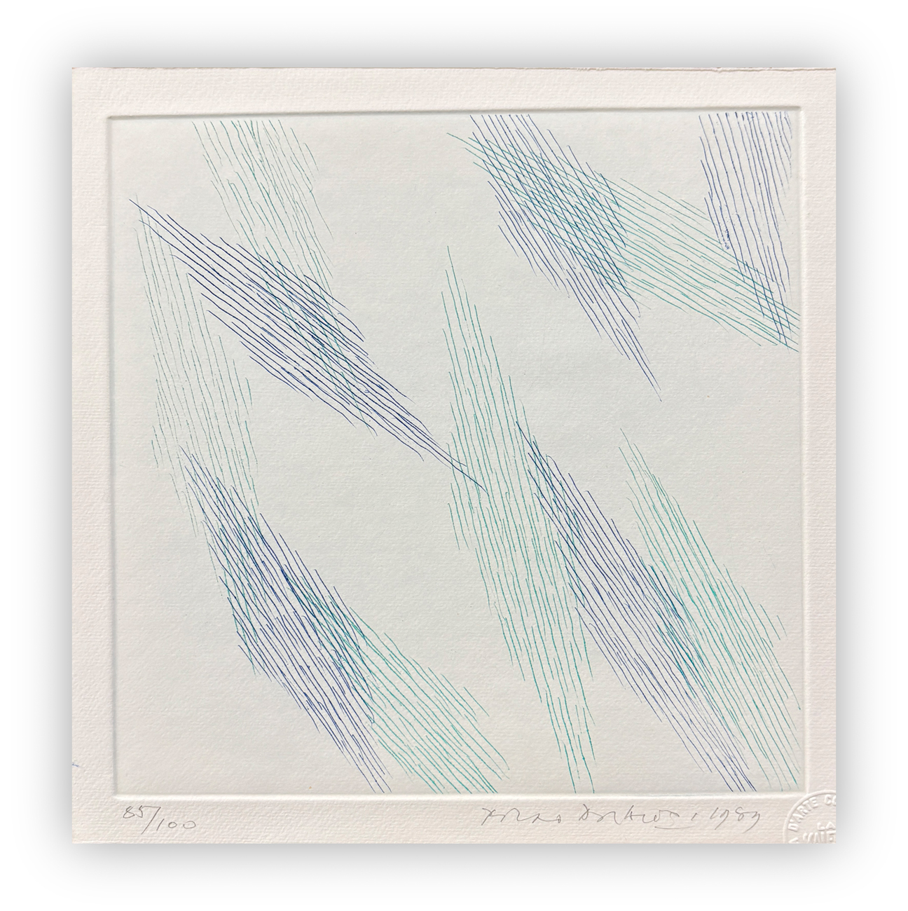 PIERO DORAZIO (1927-2005) - Senza Titolo, 1989