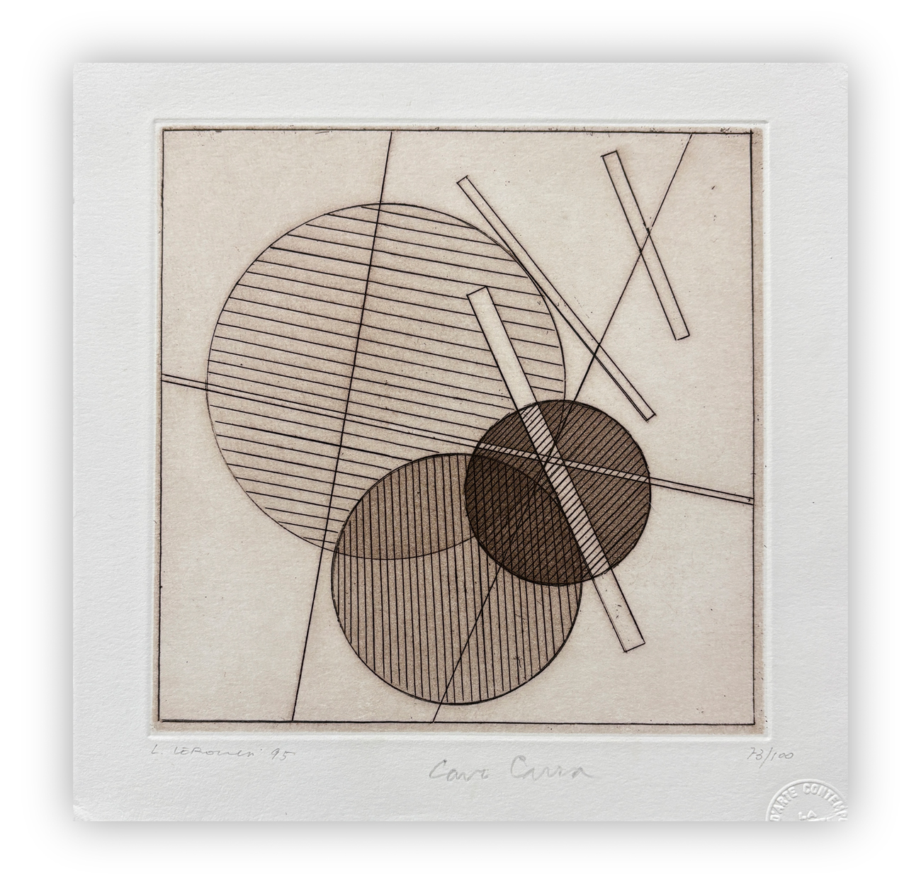 LUIGI VERONESI (1908-1998) - Senza Titolo, 1995