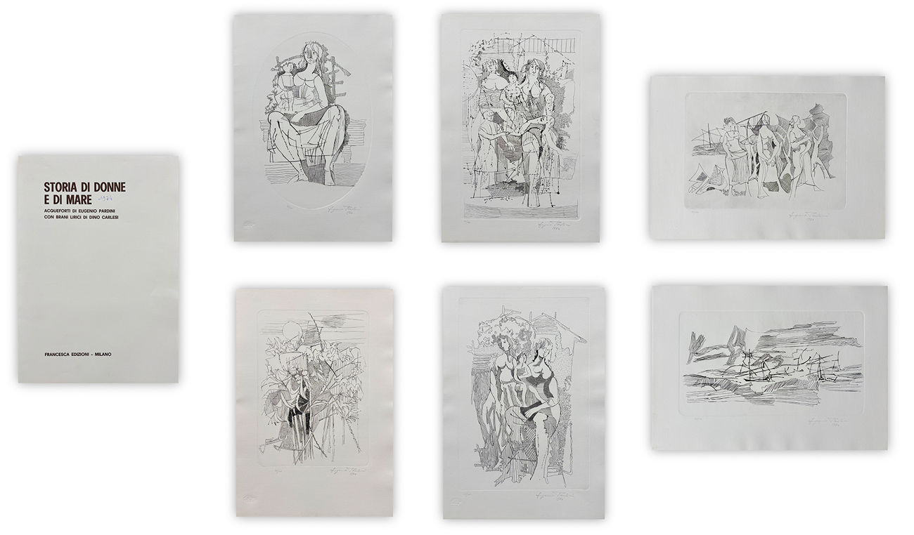 EUGENIO PARDINI (1912-2003) - Storia di donne e di mare, 1974
