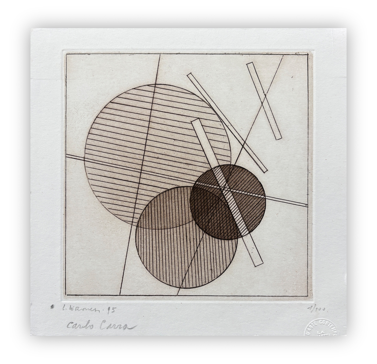 LUIGI VERONESI (1908-1998) - Senza Titolo, 1995