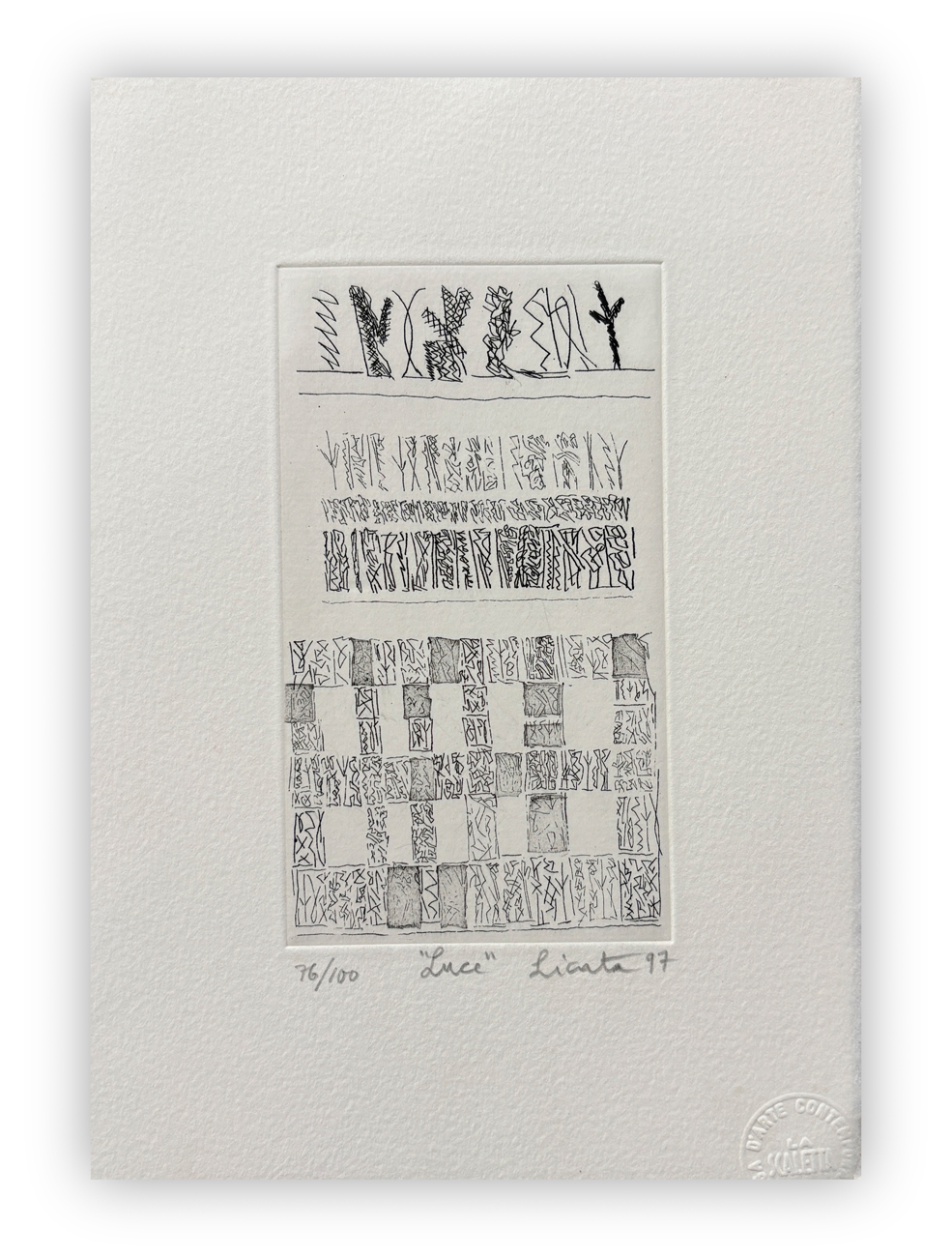 RICCARDO LICATA (1929-2014) - Senza Titolo, 1997
