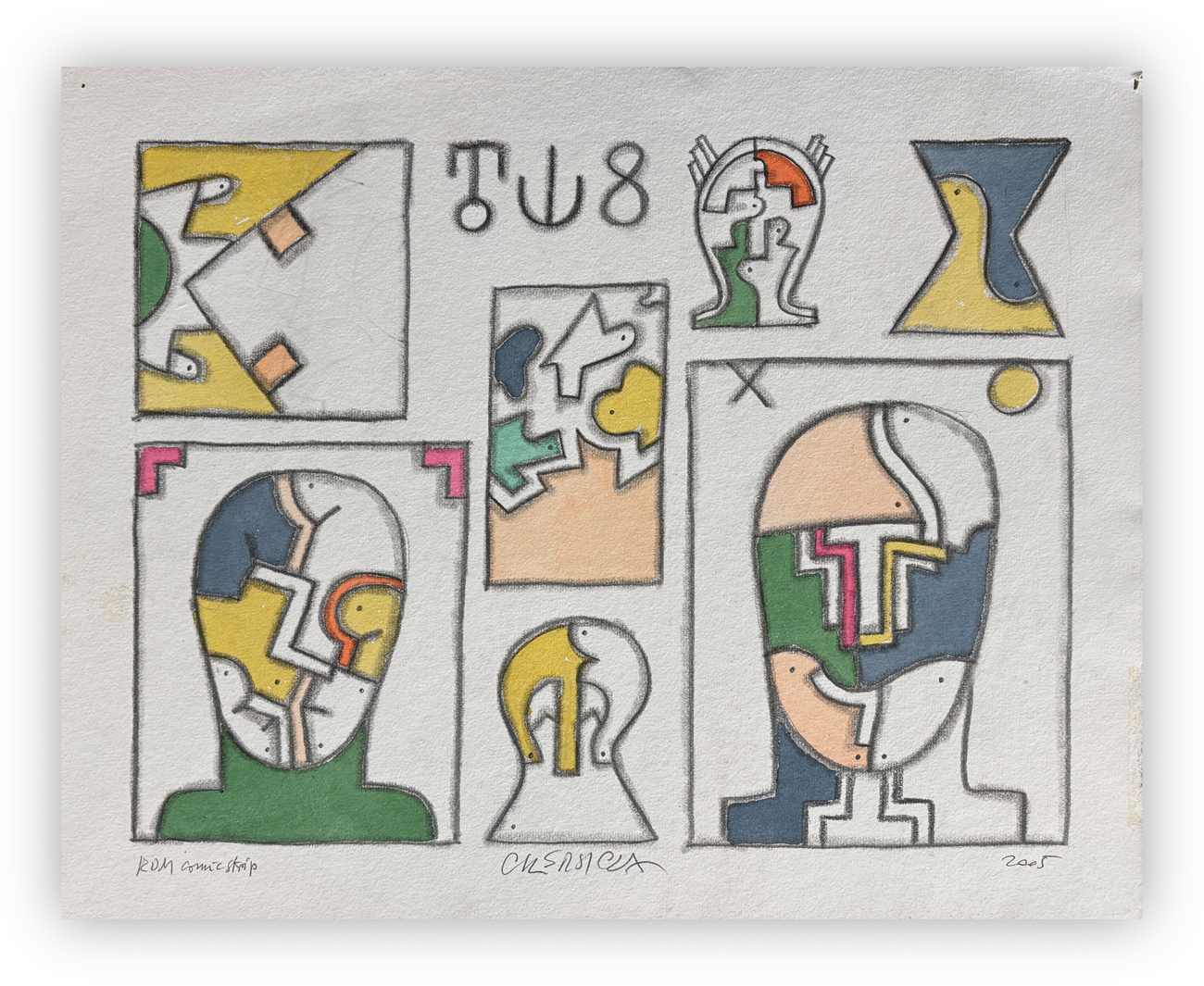 BRUNO CHERSICLA (1937-2013) - Rom comic strip, 2005