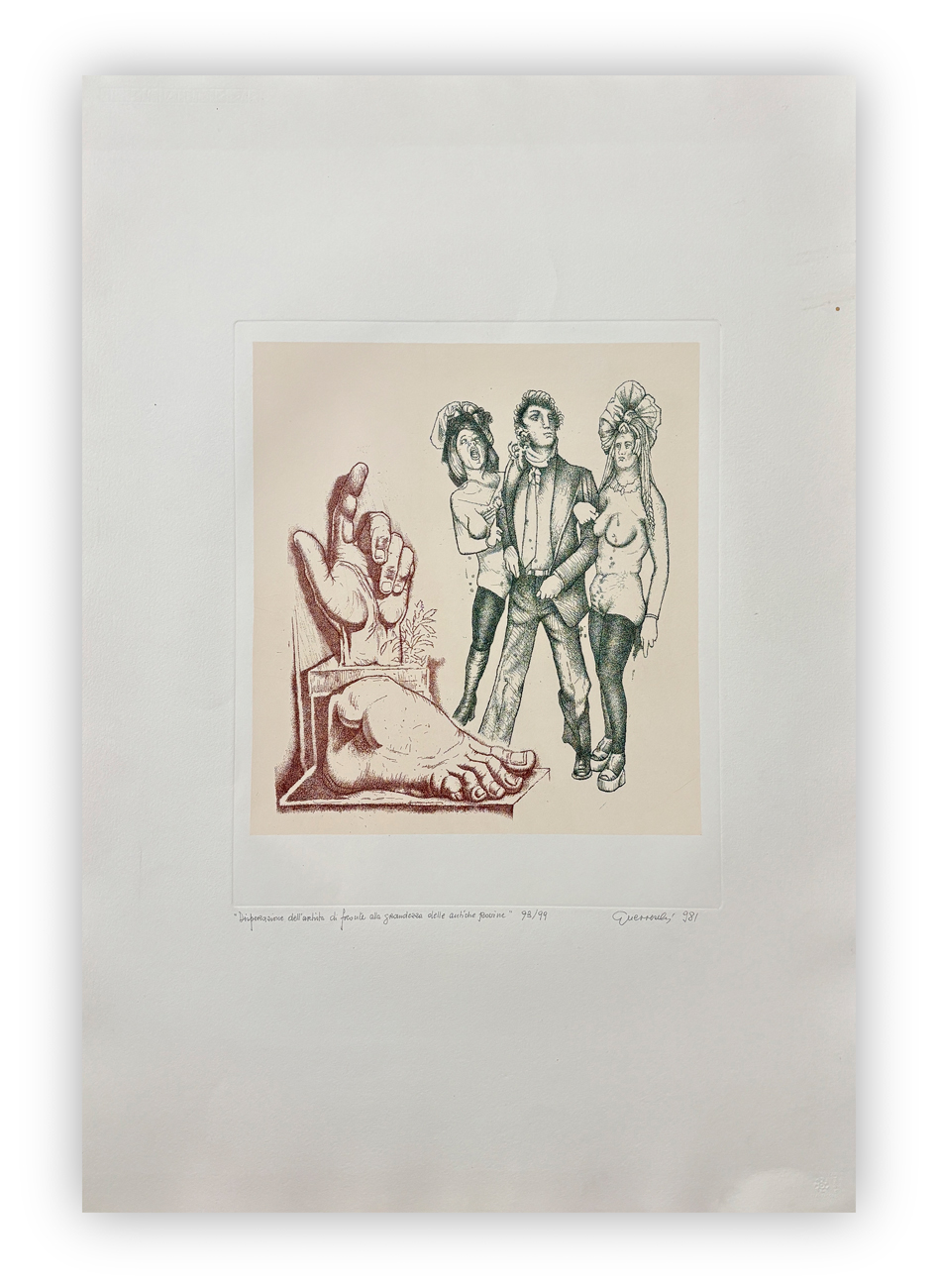 GIUSEPPE GUERRESCHI (1929-1985) - Disperazione dell'Artista, 1981