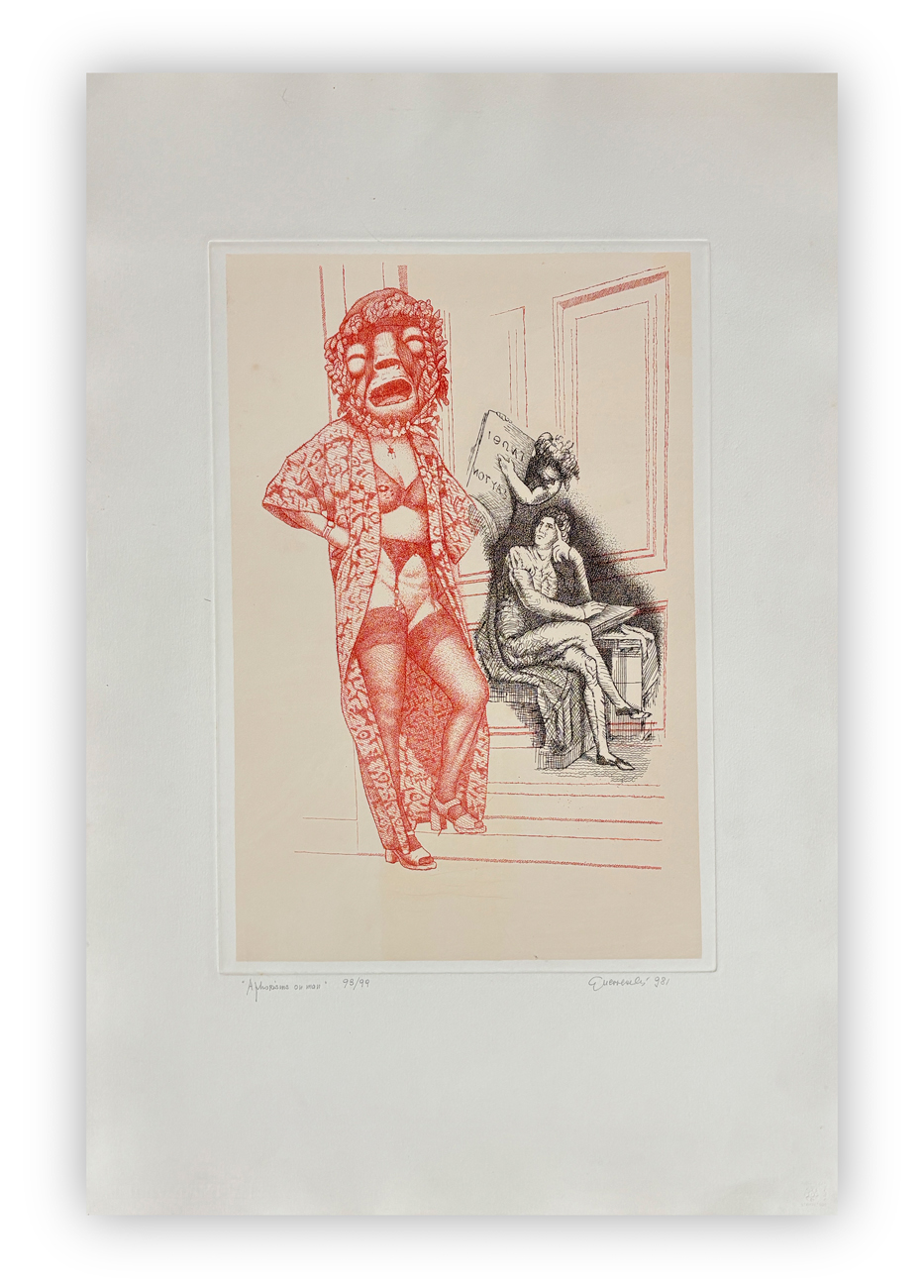 GIUSEPPE GUERRESCHI (1929-1985) - Aphorism on man, 1981