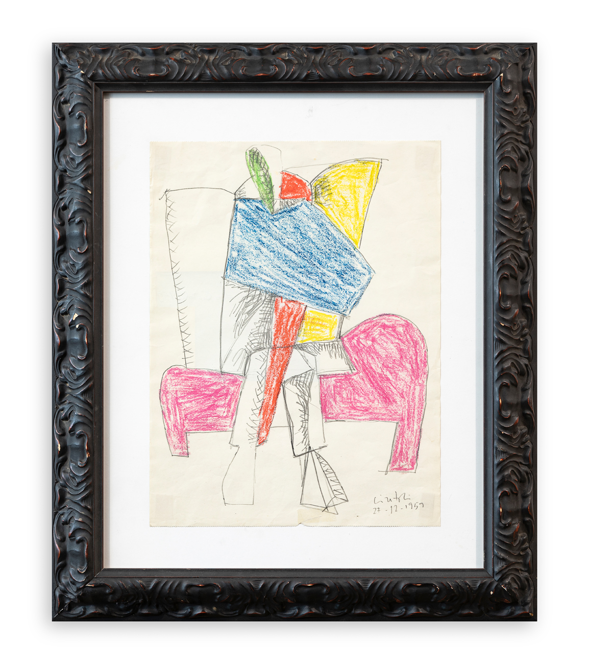 CLAUDIO CINTOLI (1935-1978) - Senza Titolo, 1959