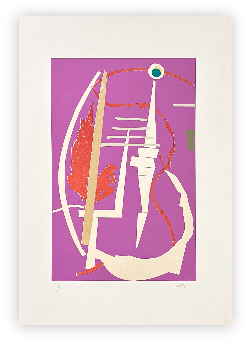 ANDRÉ LANSKOY (1902-1976) - Senza Titolo, 1975