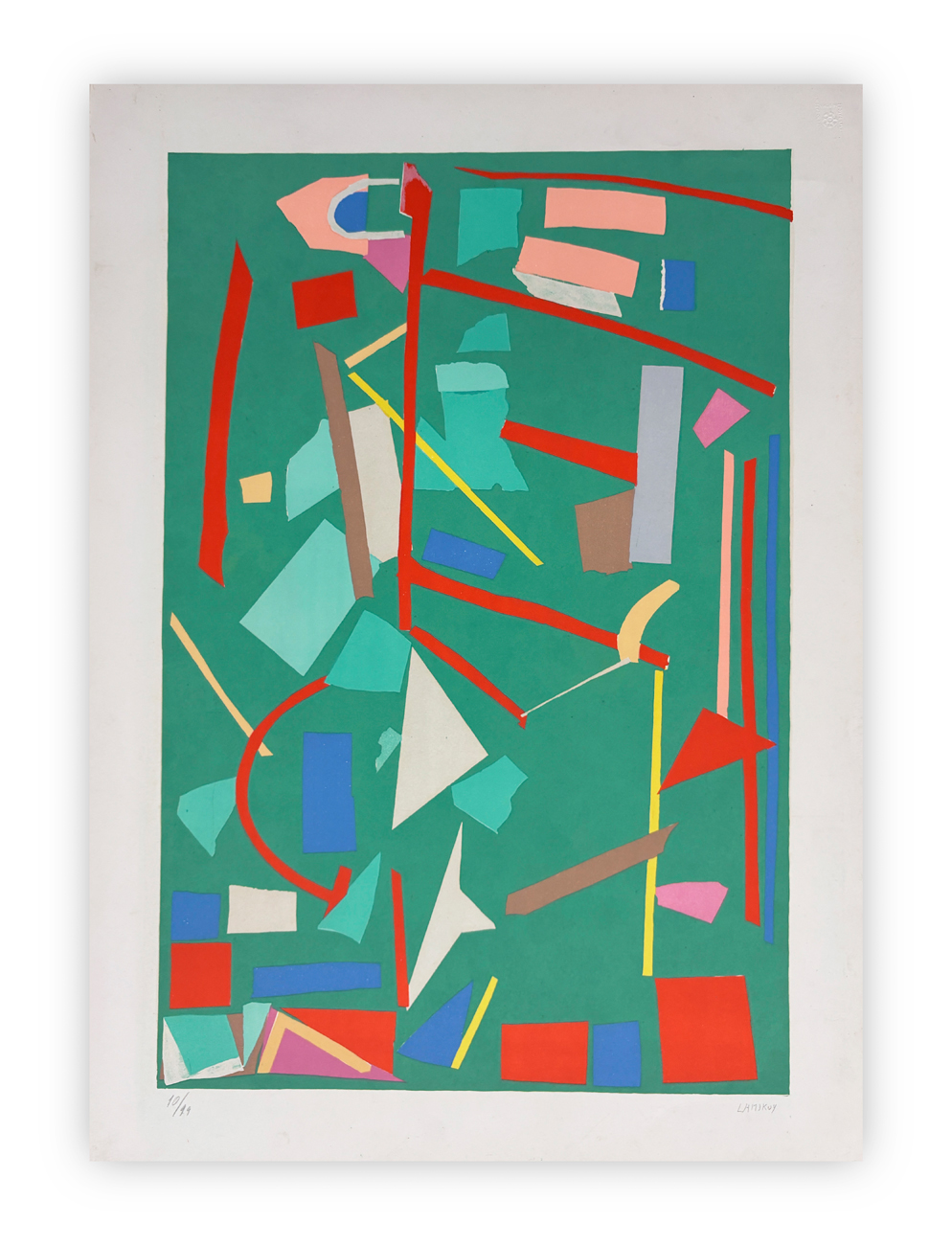 ANDRÉ LANSKOY (1902-1976) - Senza Titolo, 1974