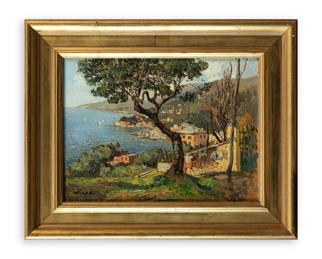 CARLO ROSSI (1921-2010) - Sulle alture di Camogli