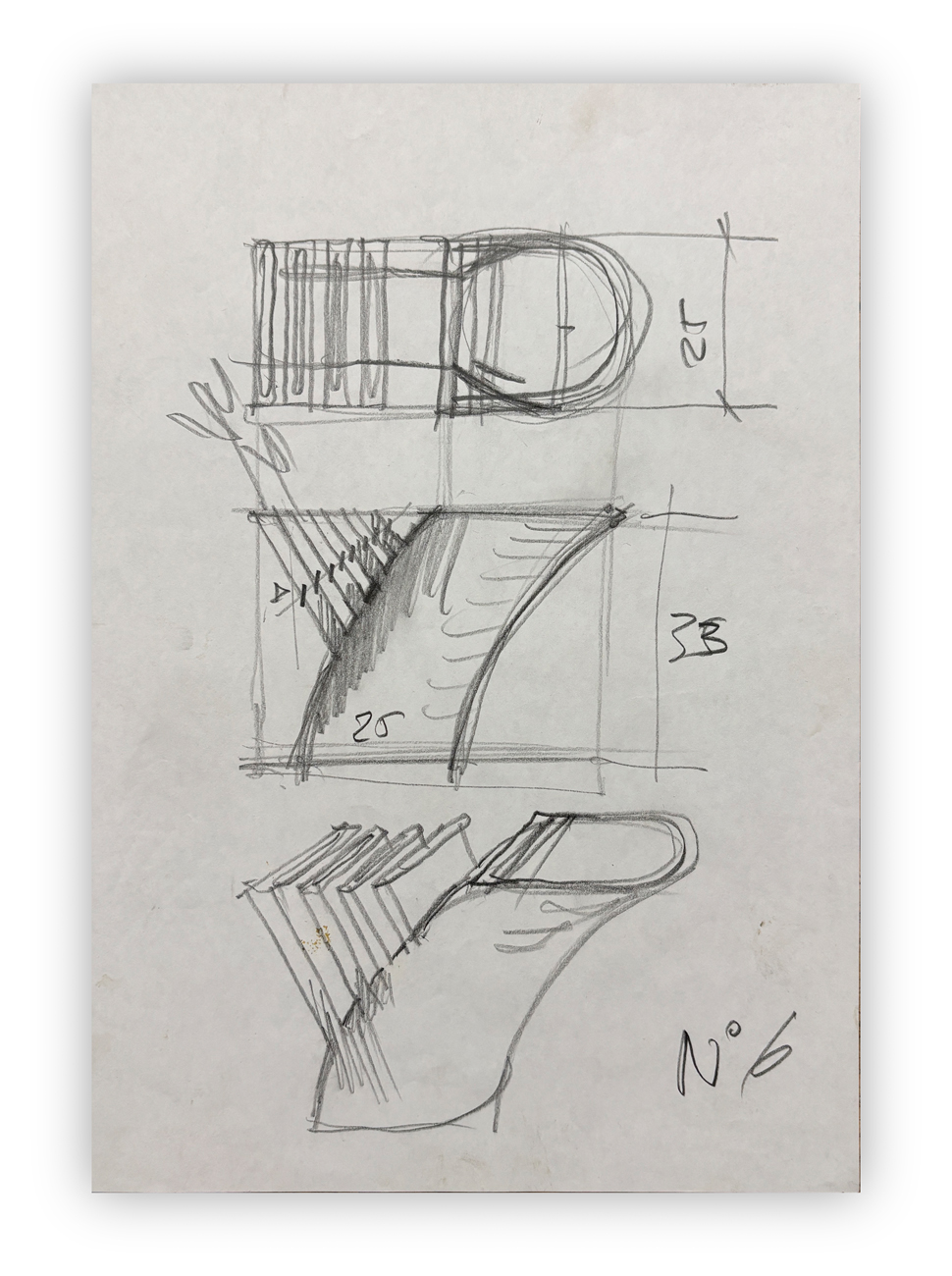 MARIO BOTTA (1943) - Progetto per la serie "13 vasi", vaso N.6, 1998