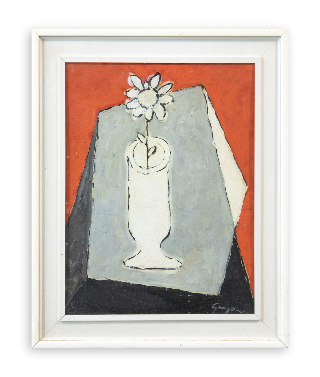 GINO GREGORI (1906-1973) - Senza Titolo (Fiore), 1972