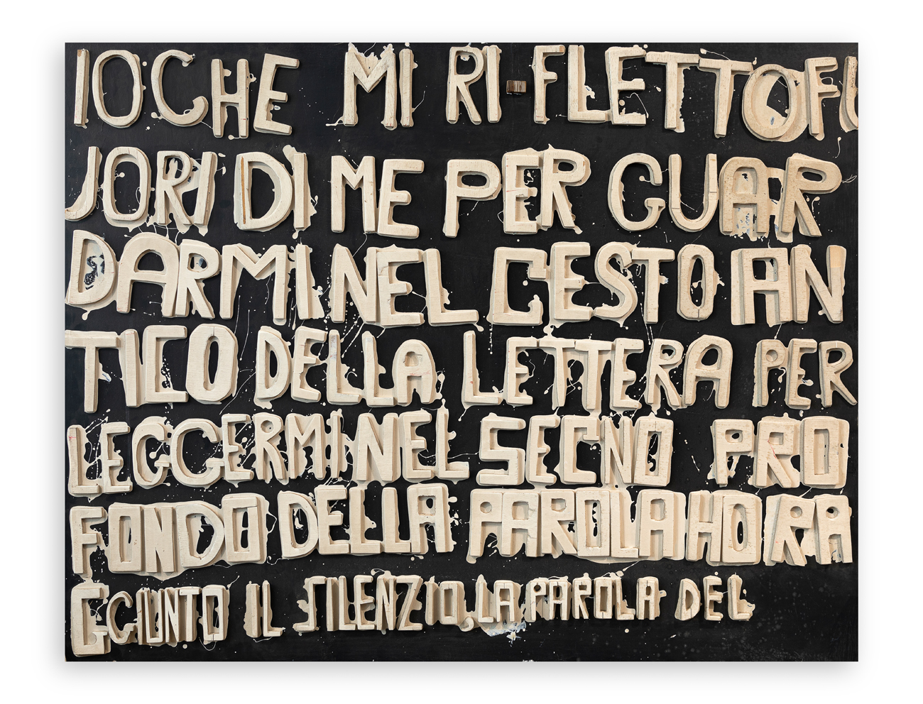 UGO CARREGA (1935-2014) - Frammenti di testo, 1981