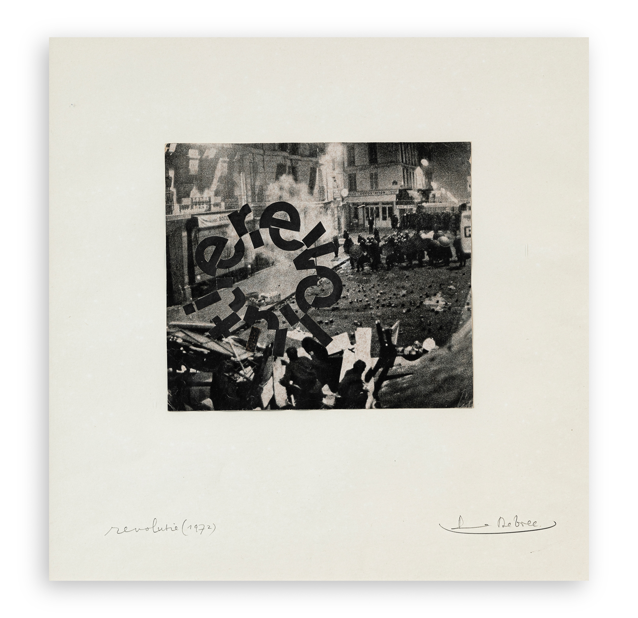 PAUL DE VREE (1909-1982) - Revolutie, 1972