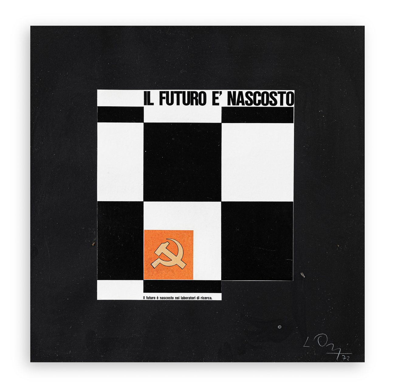 LUCIANO ORI (1928-2007) - Il futuro è nascosto (nei laboratori di ricerca), 1972