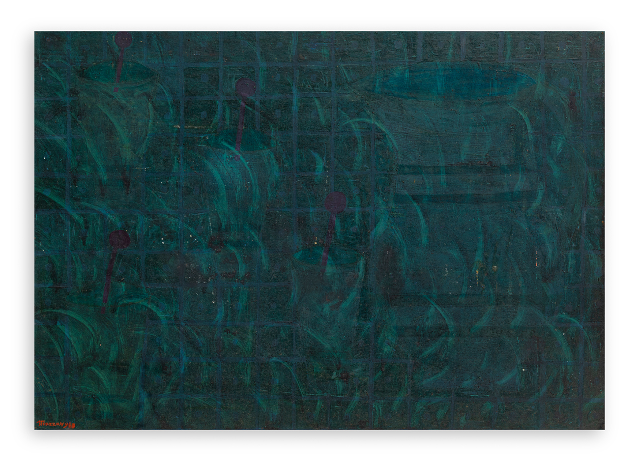 GALLIANO MAZZON (1896-1978) - Prato marino, 1960