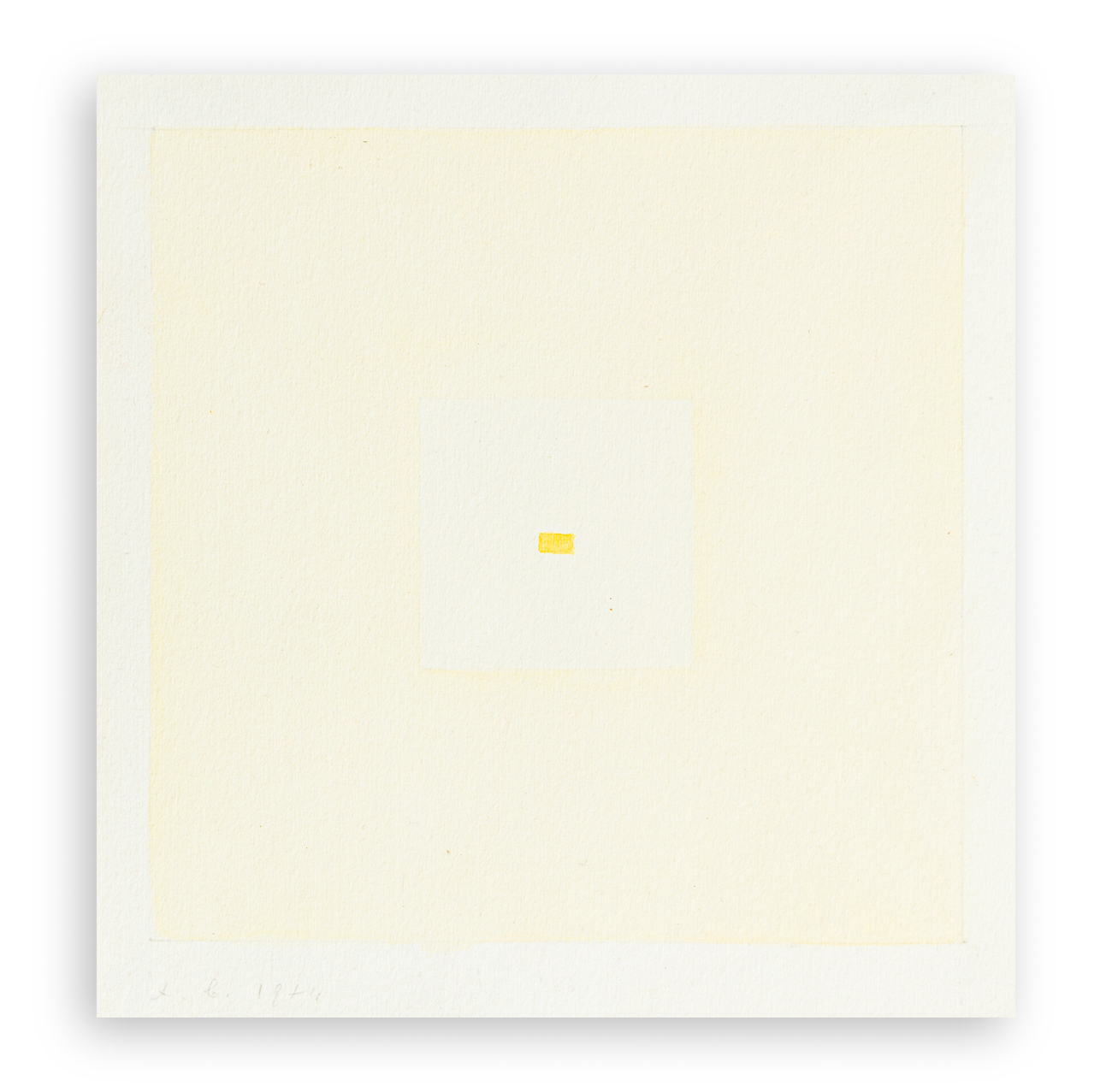 ANTONIO CALDERARA (1903-1978) - Senza Titolo (Quadrato nel quadrato), 1974