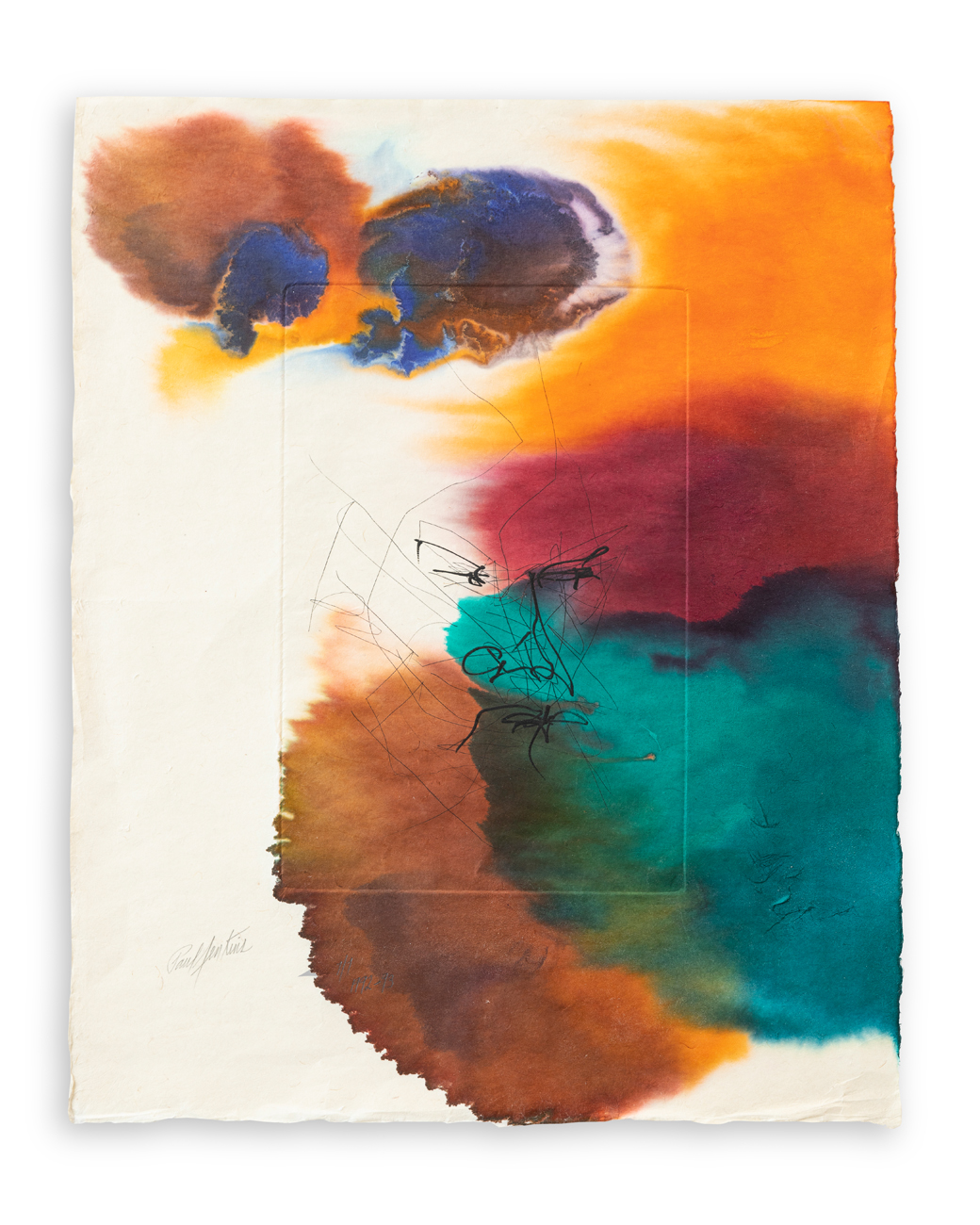PAUL JENKINS (1923-2012) - Senza Titolo, 1992-1993