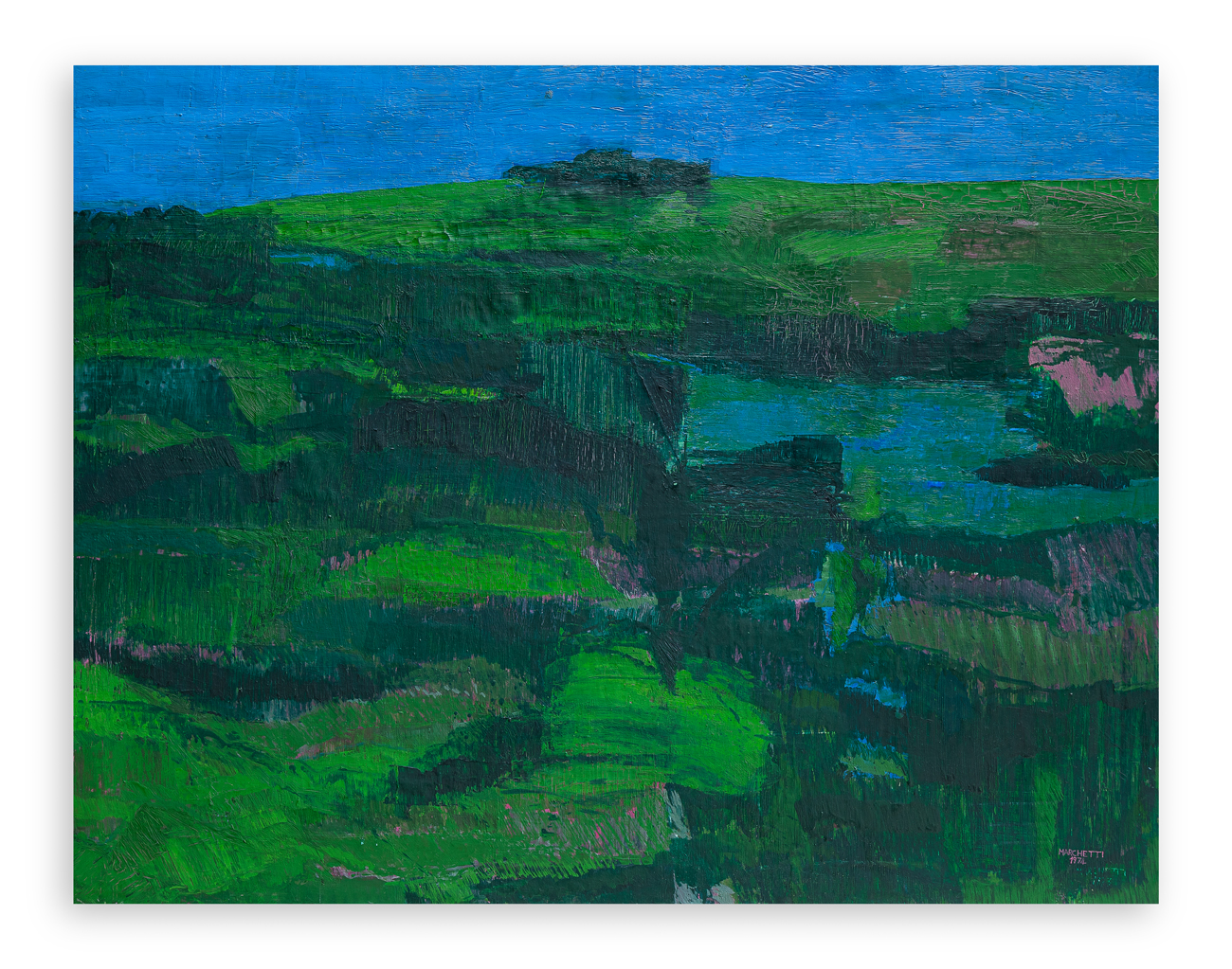 FERRUCCIO MARCHETTI (1941) - Paesaggio, 1974