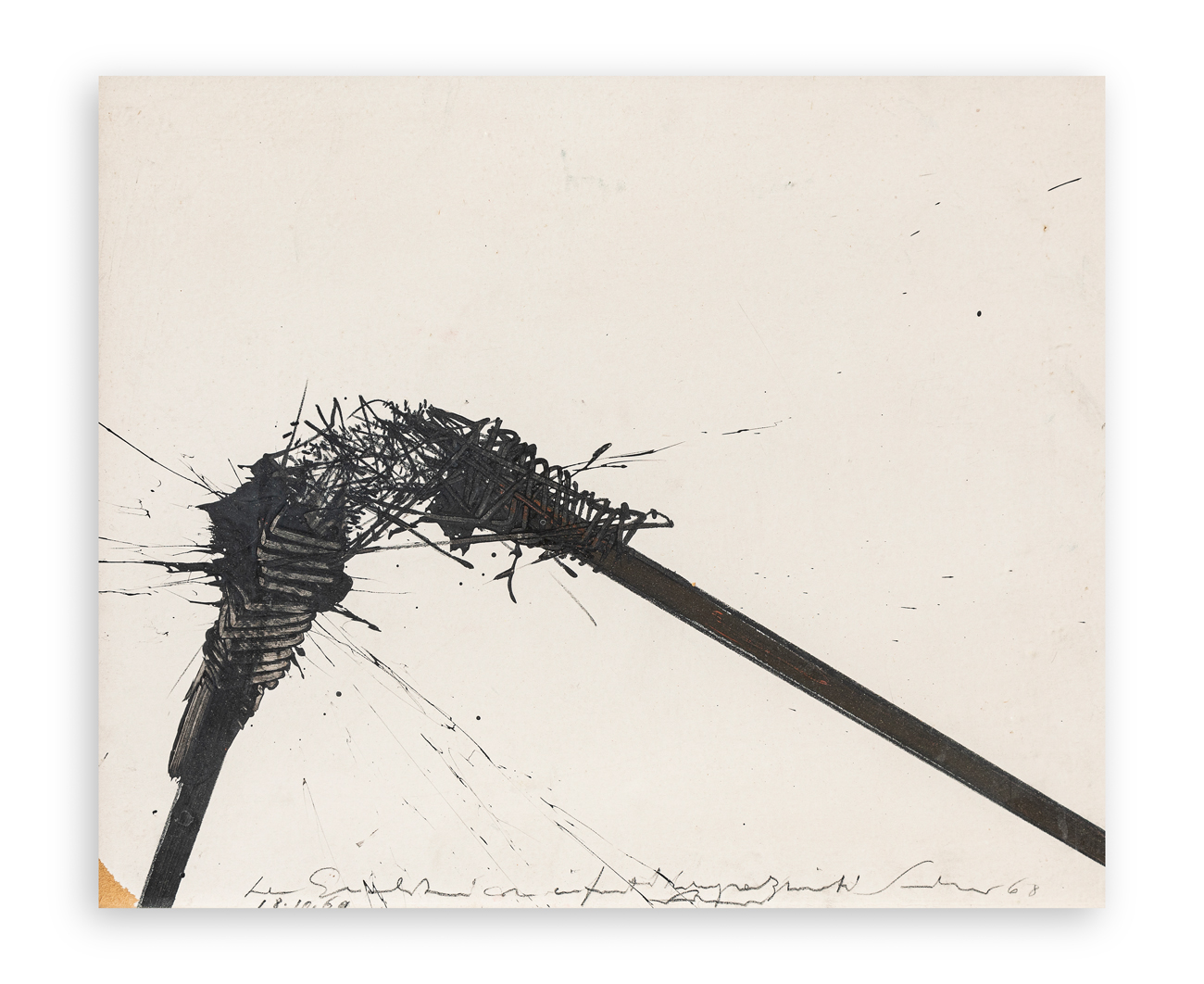 EMILIO SCANAVINO (1922-1986) - Senza Titolo, 1968