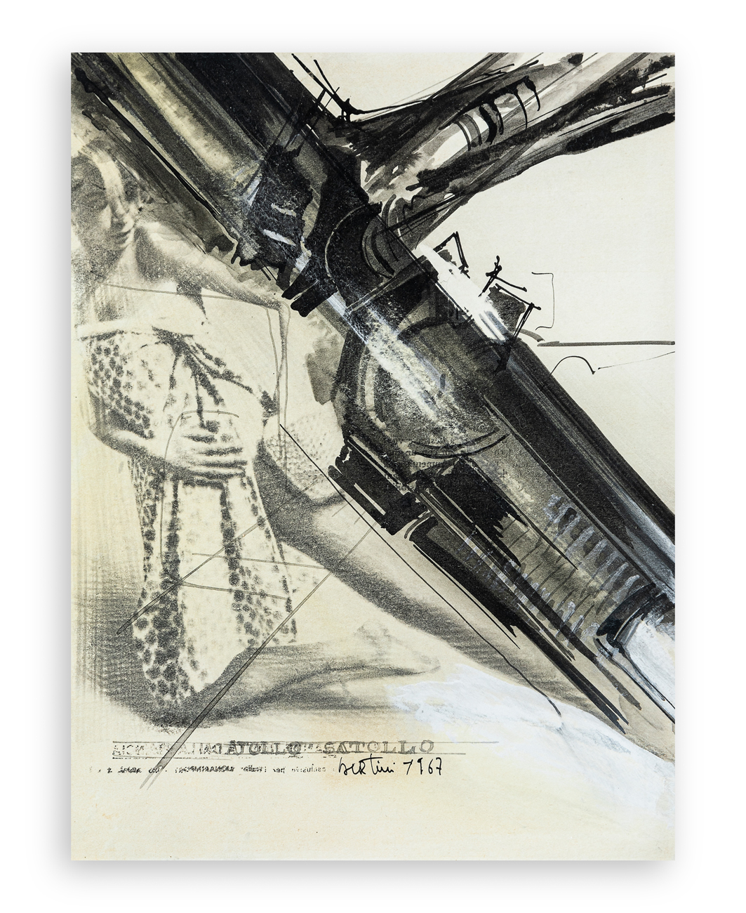 GIANNI BERTINI (1922-2010) - Senza Titolo, 1967