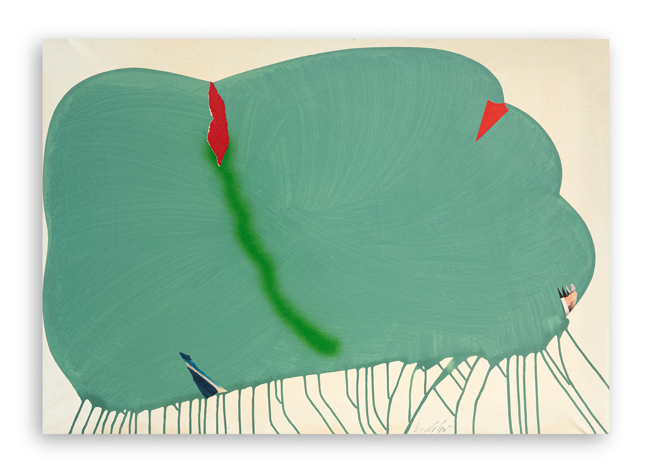 SERGIO DANGELO (1932-2022) - L'isola felice (verde), anni '60