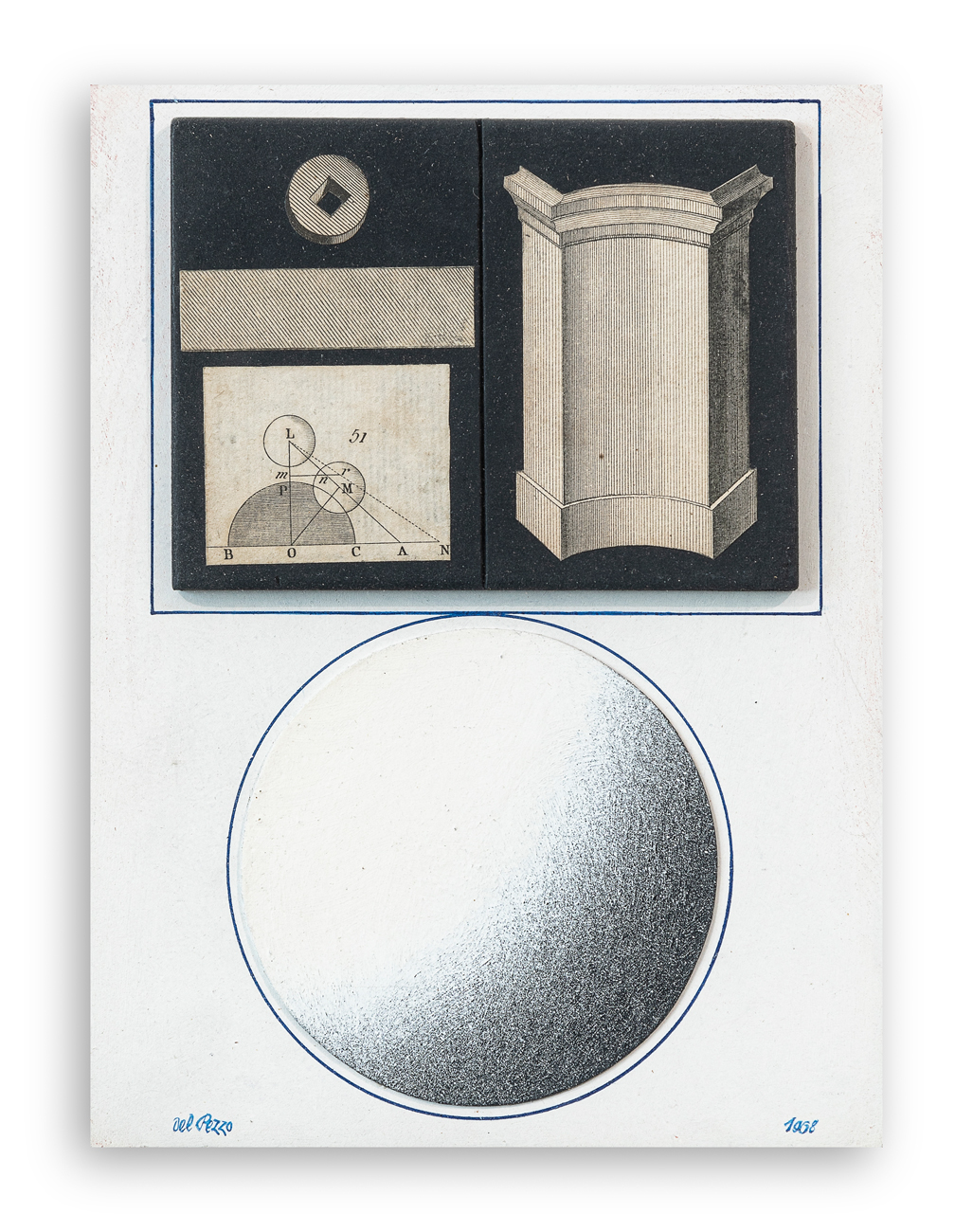 LUCIO DEL PEZZO (1933-2020) - Senza Titolo (Composizione), 1968