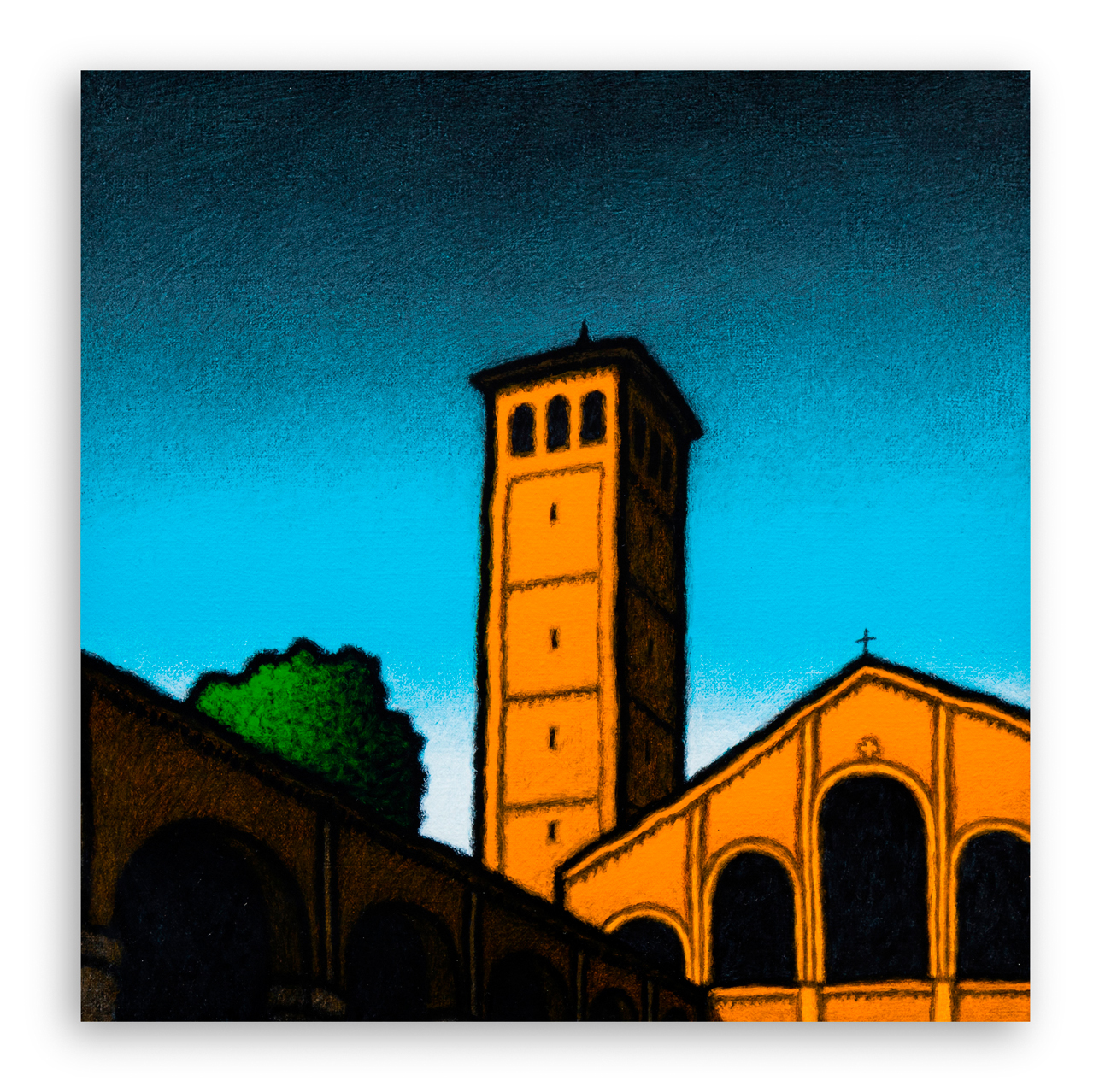 TINO STEFANONI (1937-2017) - Senza Titolo G14 (Sant'Ambrogio - Milano), 1997