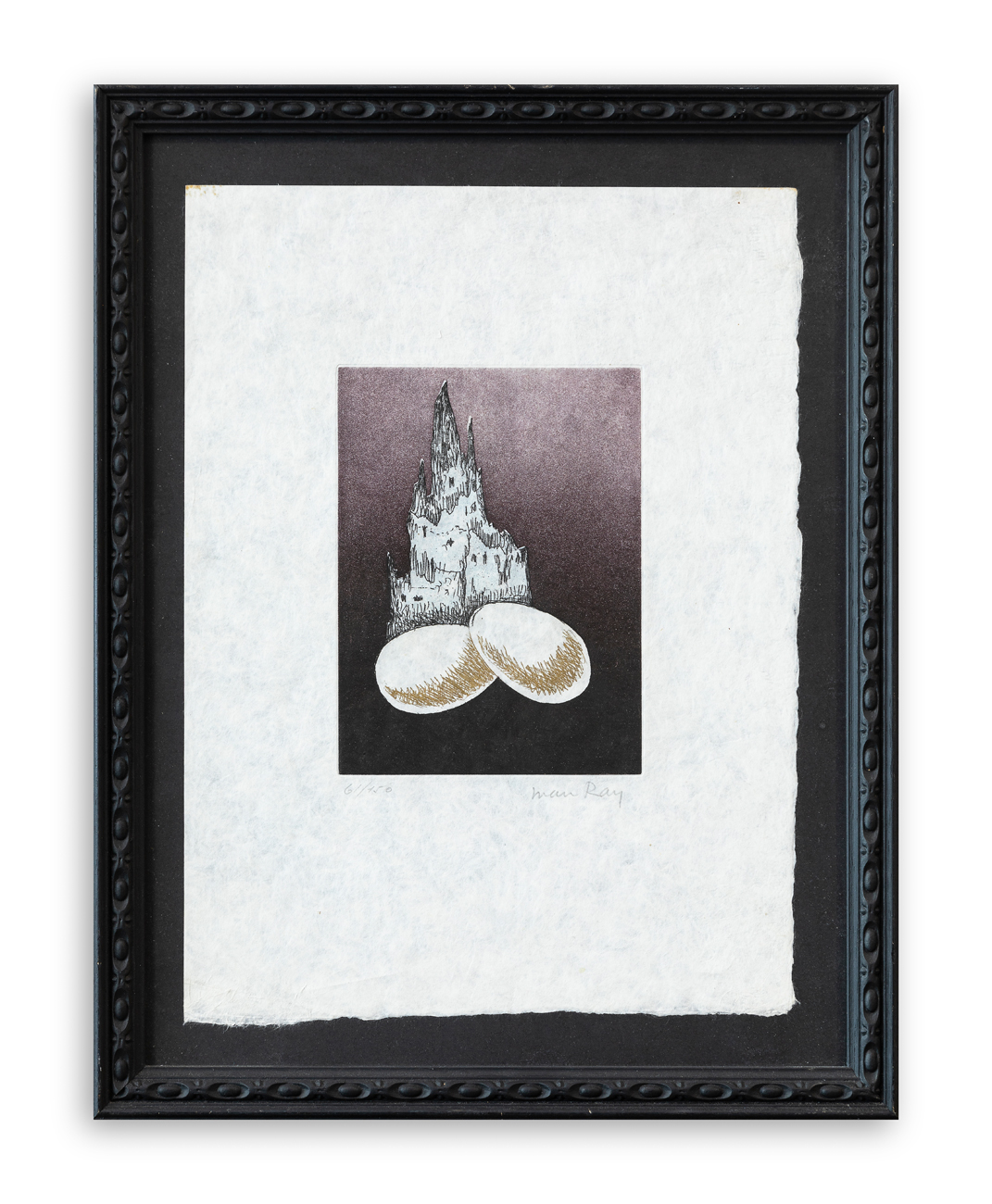 MAN RAY (1890-1976) - La cathédrale aux œufs, 1969