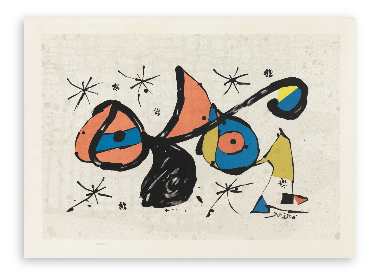 JOAN MIRÒ (1893-1983) - Homenaje a Joan Miró, 1978