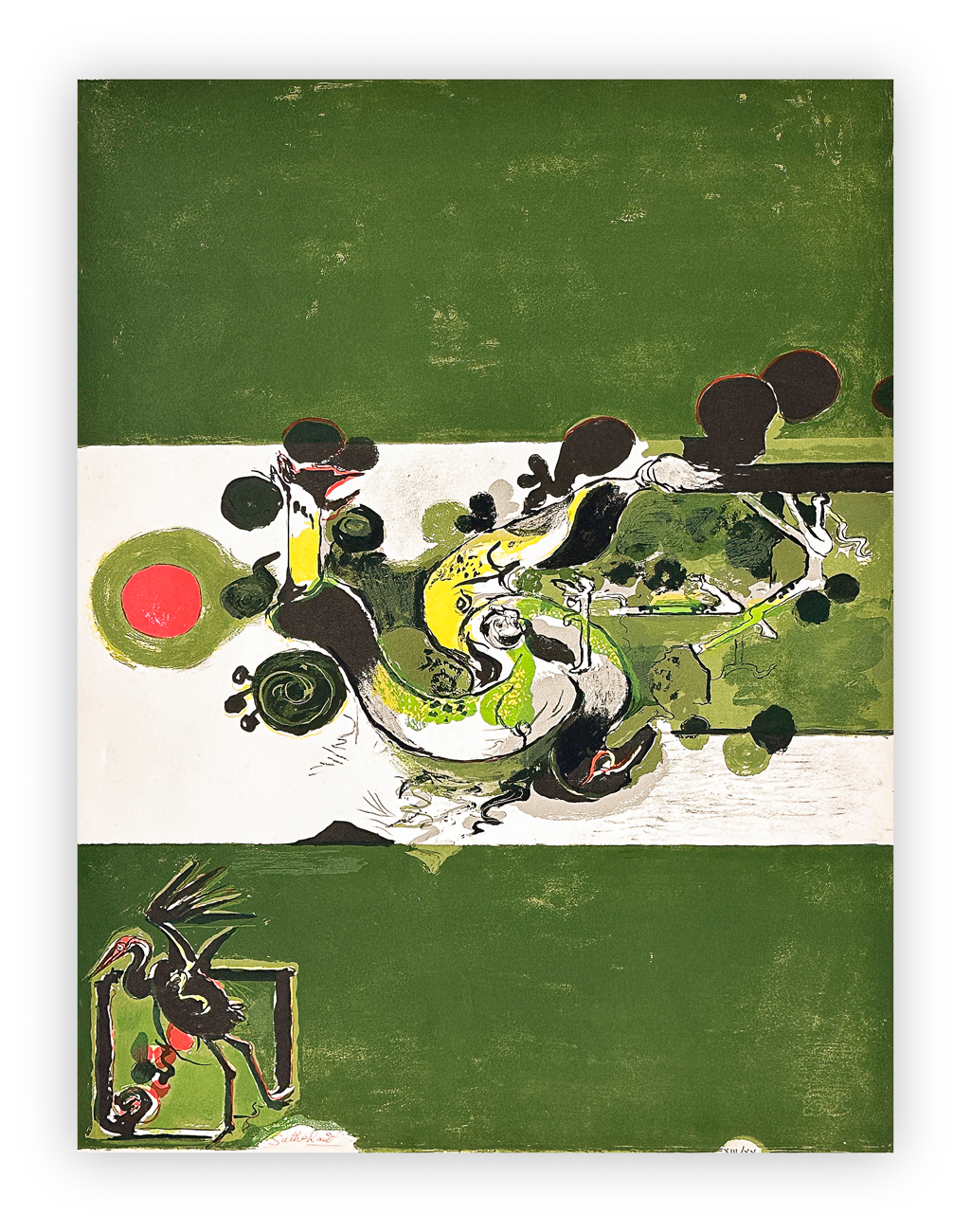 GRAHAM SUTHERLAND (1903-1980) - Il fiume I, 1971-1972